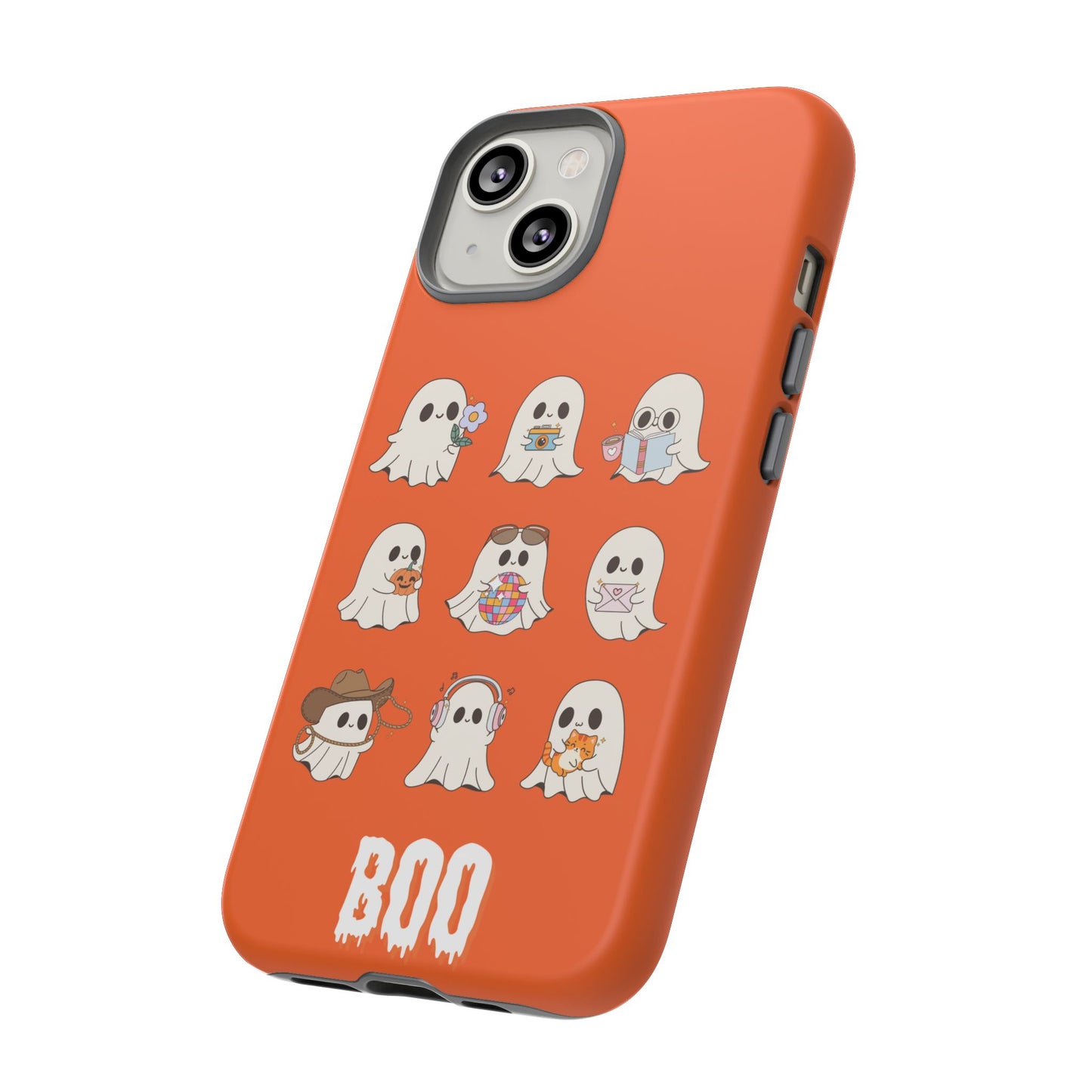 Ghostly Boo Phone Case, Halloween Cases, Cute Ghost Phone Cover, Trick-or-Treat Accessories, Spooky Gift for Halloween