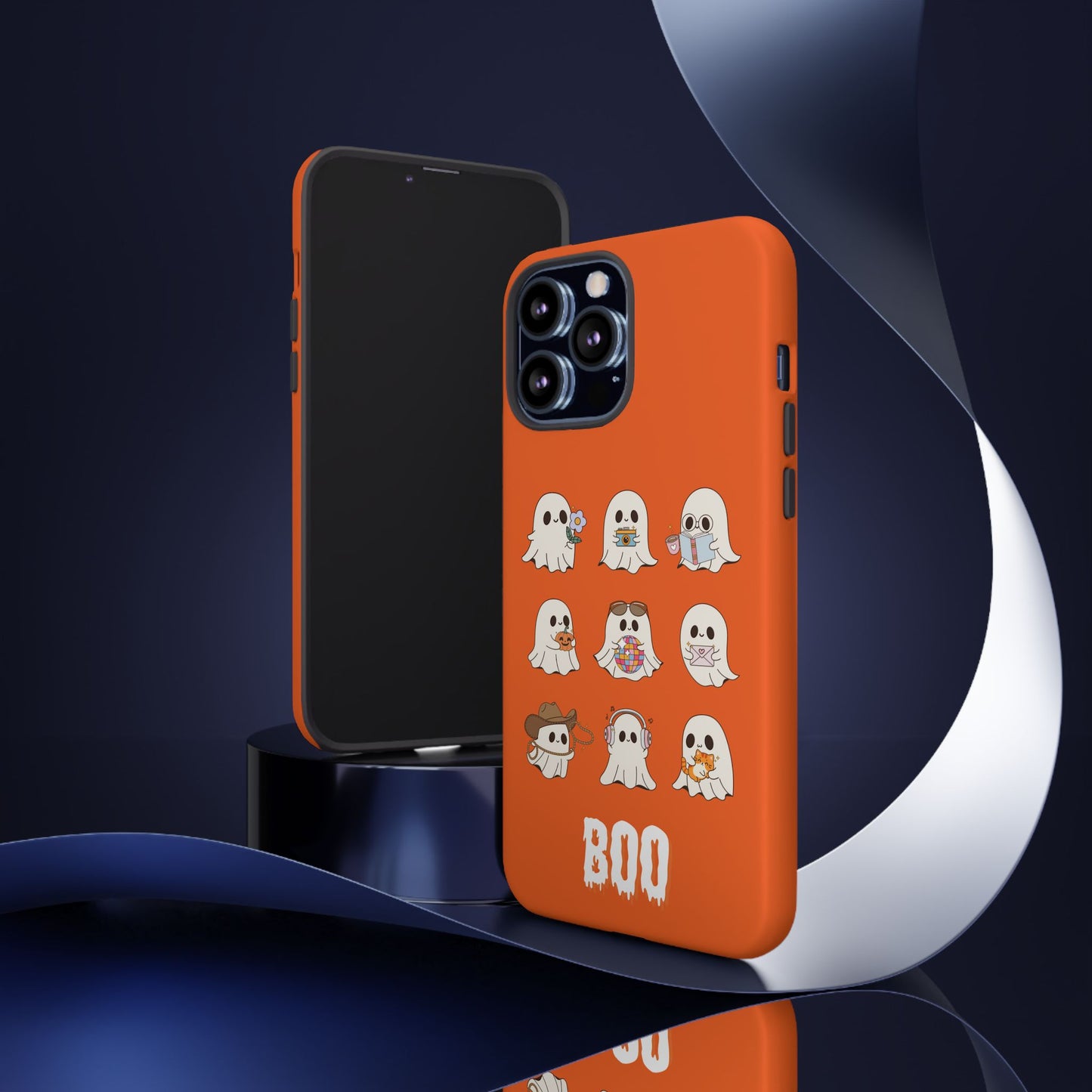 Ghostly Boo Phone Case, Halloween Cases, Cute Ghost Phone Cover, Trick-or-Treat Accessories, Spooky Gift for Halloween