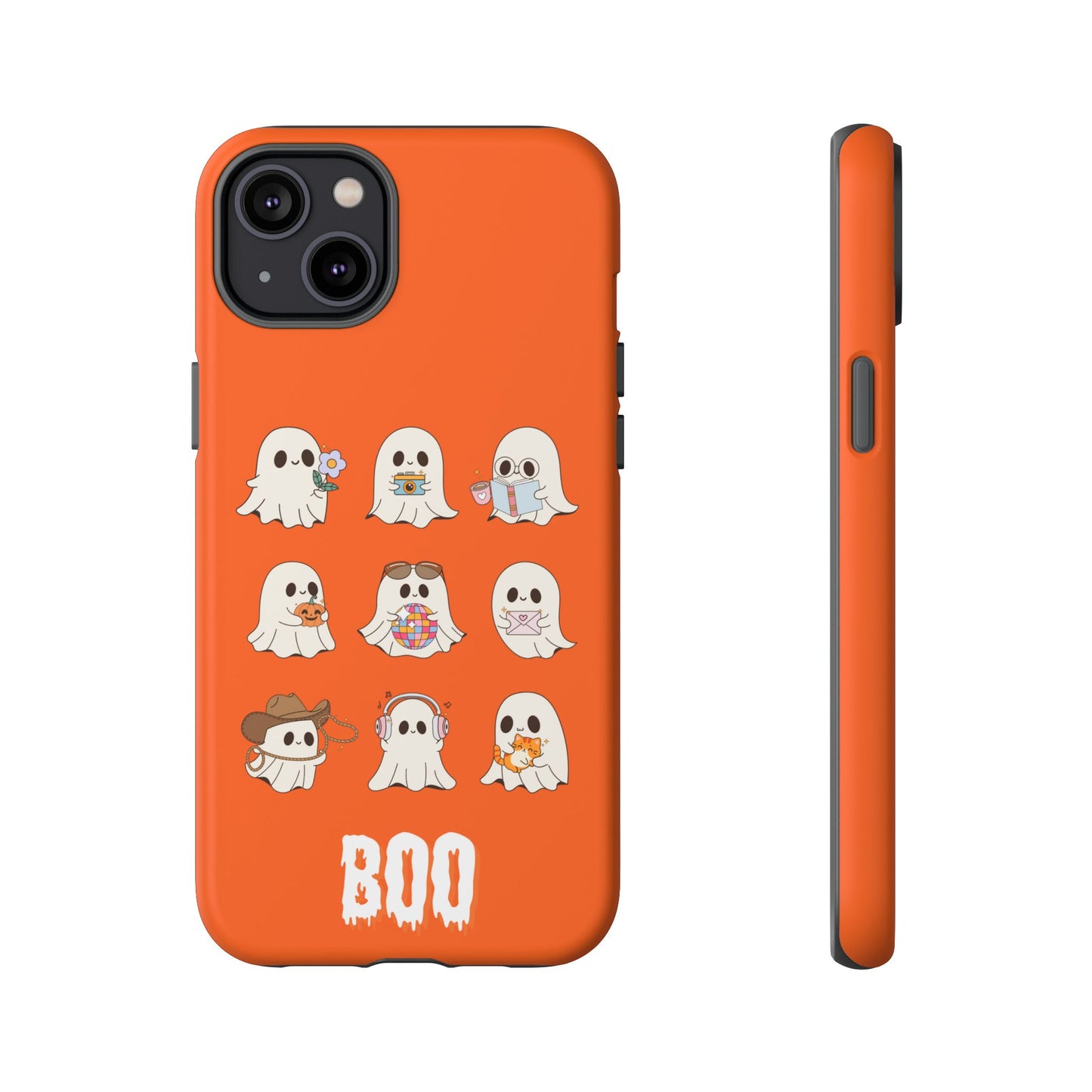 Ghostly Boo Phone Case, Halloween Cases, Cute Ghost Phone Cover, Trick-or-Treat Accessories, Spooky Gift for Halloween