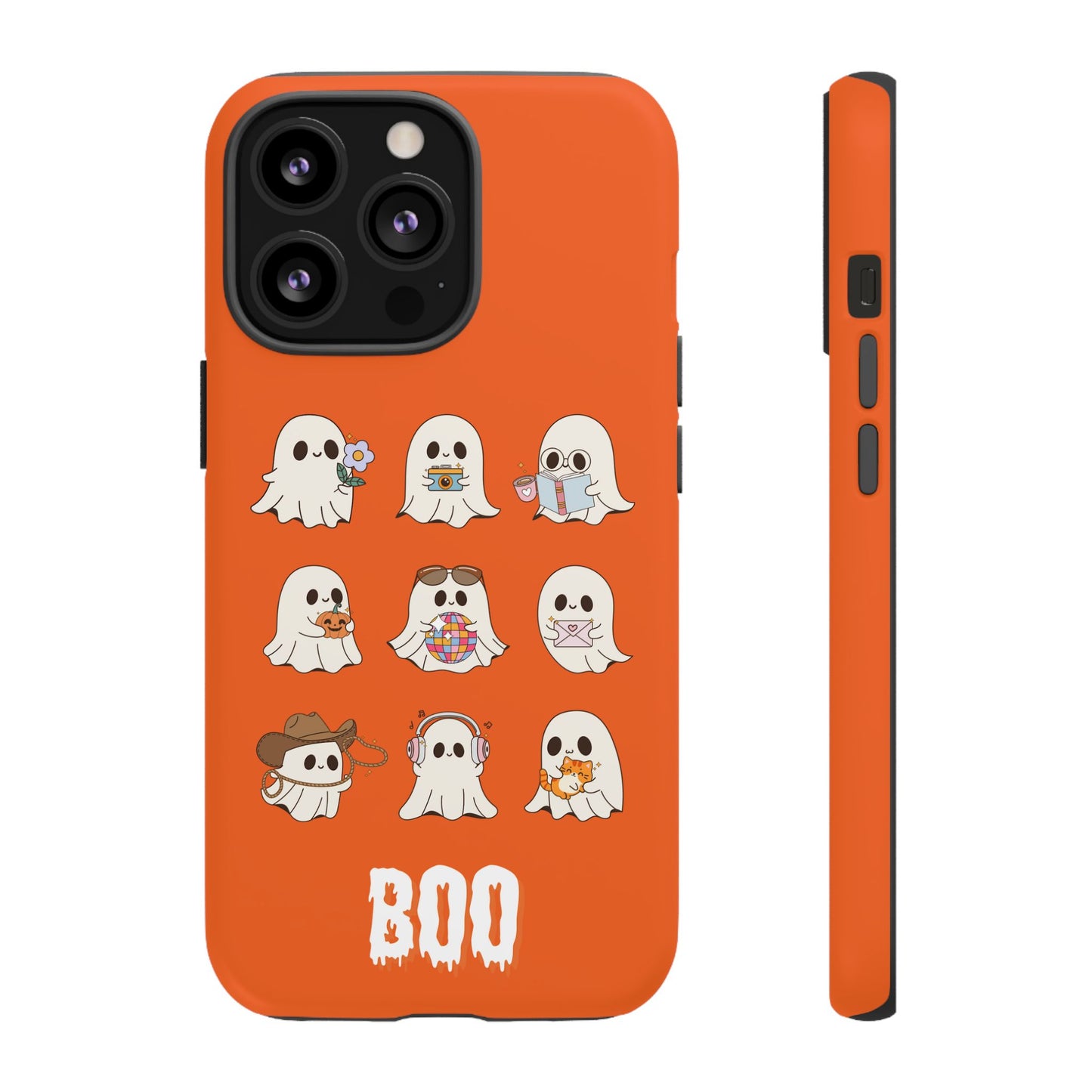Ghostly Boo Phone Case, Halloween Cases, Cute Ghost Phone Cover, Trick-or-Treat Accessories, Spooky Gift for Halloween