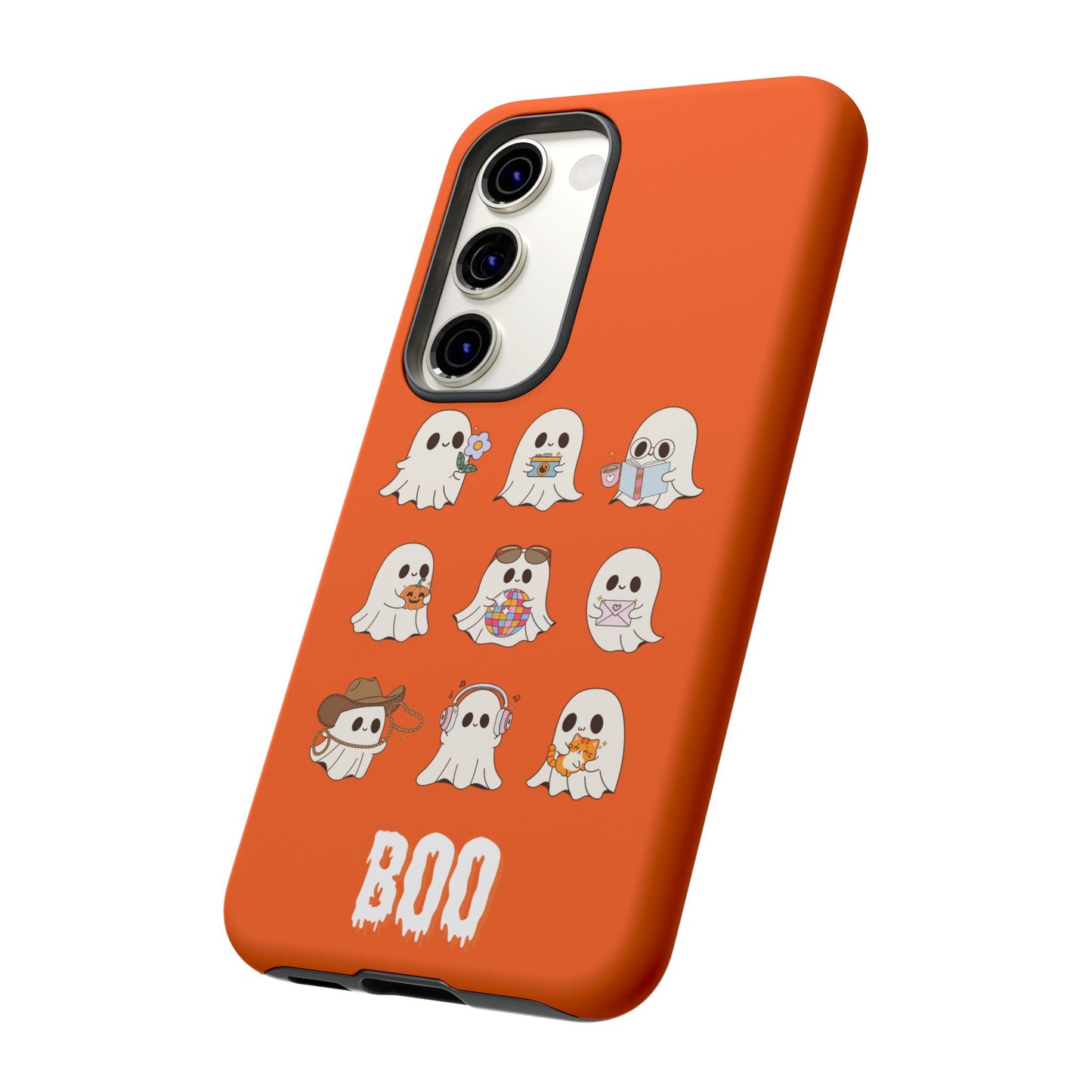 Ghostly Boo Phone Case, Halloween Cases, Cute Ghost Phone Cover, Trick-or-Treat Accessories, Spooky Gift for Halloween