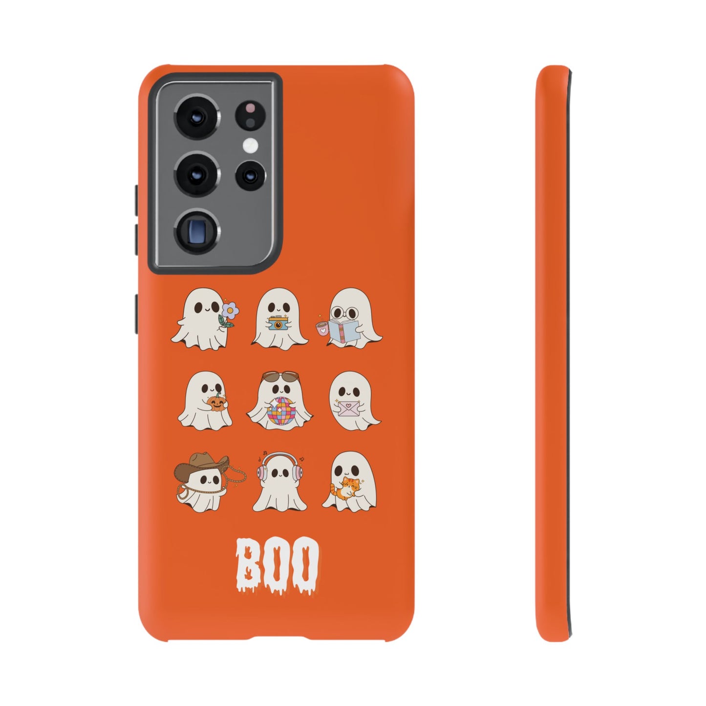 Ghostly Boo Phone Case, Halloween Cases, Cute Ghost Phone Cover, Trick-or-Treat Accessories, Spooky Gift for Halloween