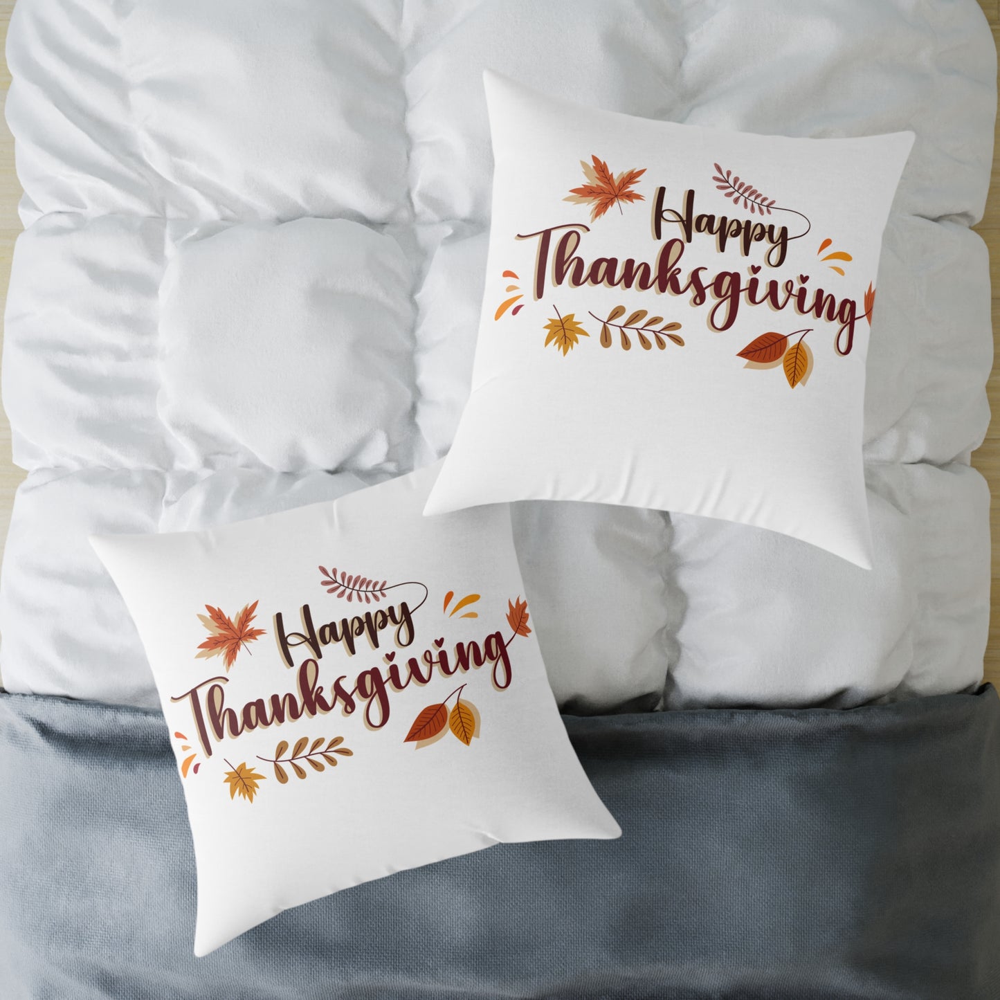 Thanksgiving Decorative Pillow, Cozy Fall Home Decor, Autumn Accent Cushion, Seasonal Gift Idea, Harvest Celebration Decoration