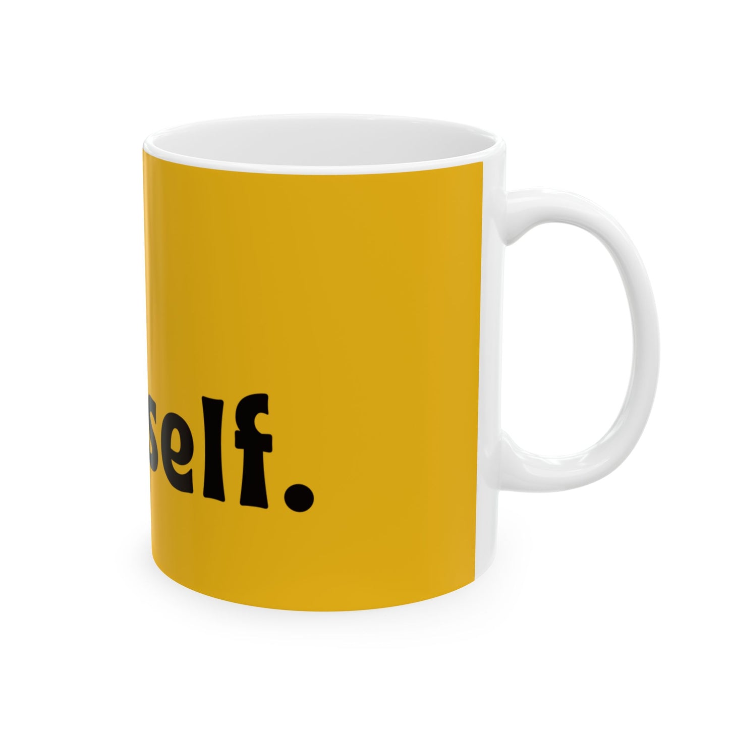 Cheerful Bee Yourself Mug: Brighten Your Day, Cute Coffee Cup, Insect Lover Gift, Personalized Mug, Buzzing Inspiration