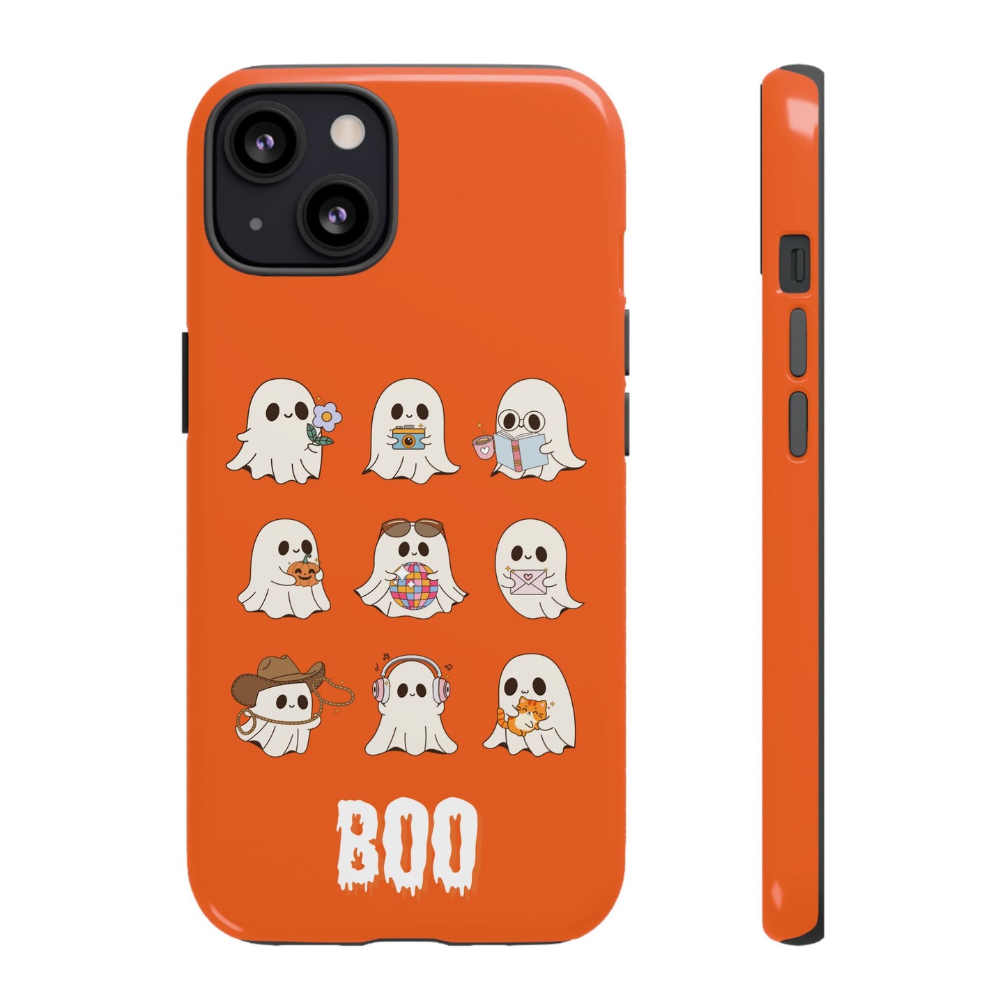 Ghostly Boo Phone Case, Halloween Cases, Cute Ghost Phone Cover, Trick-or-Treat Accessories, Spooky Gift for Halloween