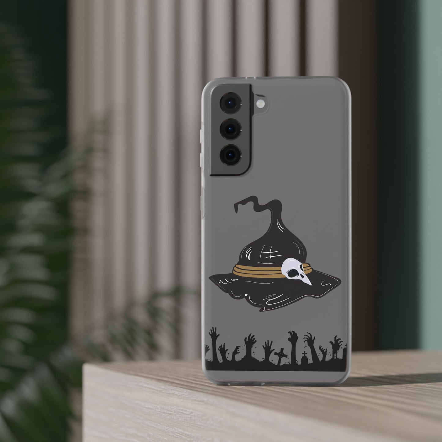 Halloween Witch Hat Flexi Cases, Spooky Phone Covers, Witchy Gift Ideas, Fall Decor, Unique Cellphone Accessories