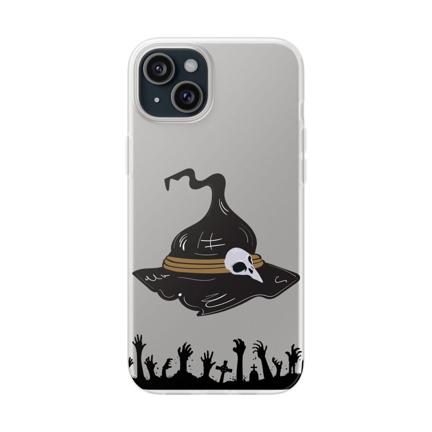 Halloween Witch Hat Flexi Cases, Spooky Phone Covers, Witchy Gift Ideas, Fall Decor, Unique Cellphone Accessories
