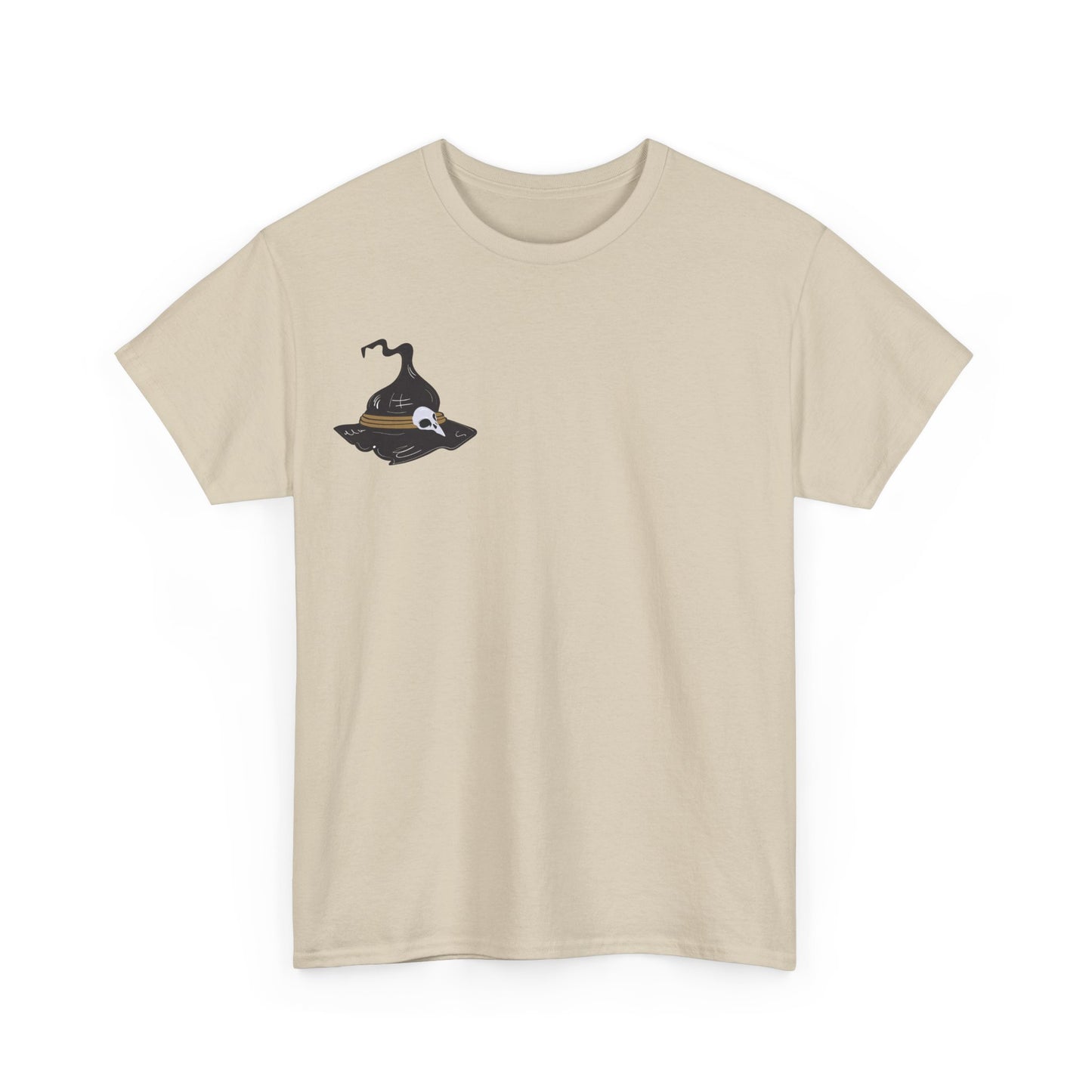 Halloween Witches Themed Unisex Heavy Cotton Tee, Scary Shirt, Witch T-Shirt, Fall Apparel, Spooky Night Top