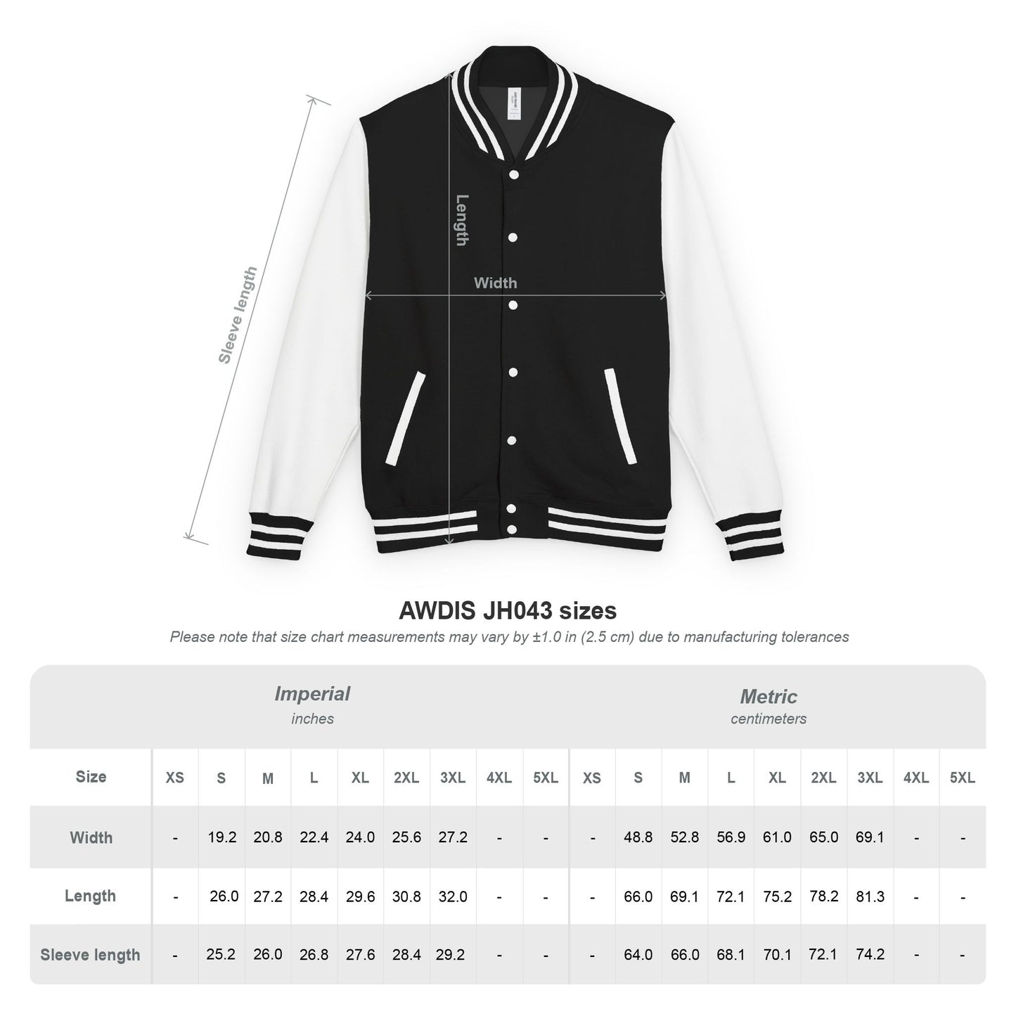 Unisex Heavyweight Letterman Jacket - Be Kind To Your Mind, Gift for Friends, Casual Wear, Sports Events, Everyday Style