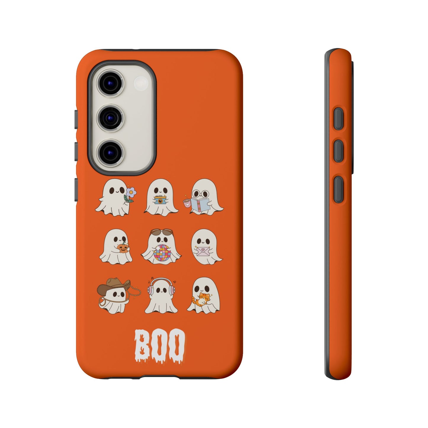 Ghostly Boo Phone Case, Halloween Cases, Cute Ghost Phone Cover, Trick-or-Treat Accessories, Spooky Gift for Halloween