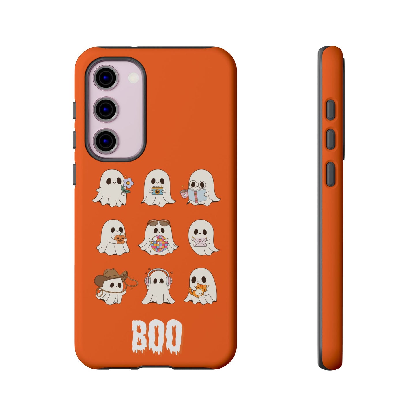 Ghostly Boo Phone Case, Halloween Cases, Cute Ghost Phone Cover, Trick-or-Treat Accessories, Spooky Gift for Halloween