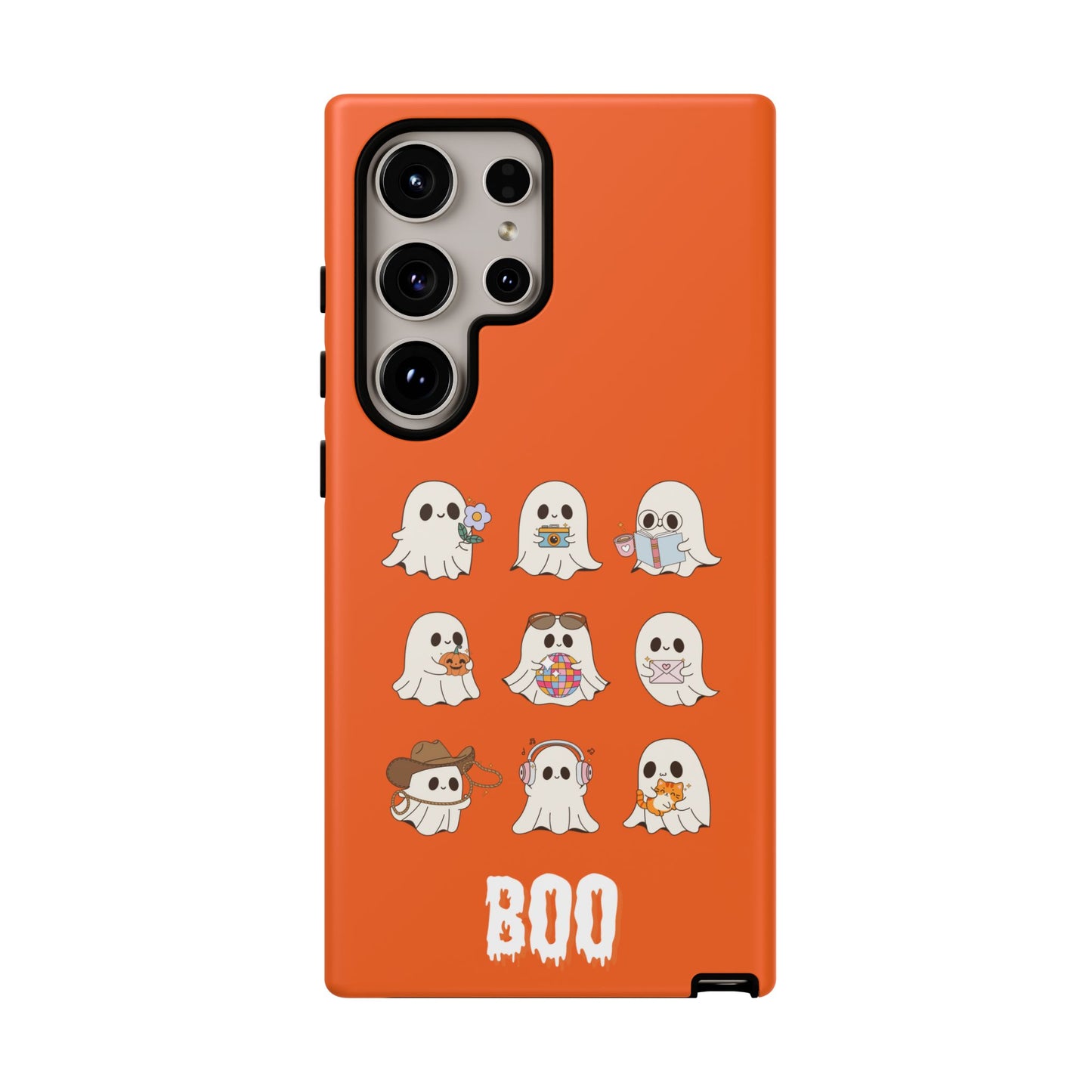 Ghostly Boo Phone Case, Halloween Cases, Cute Ghost Phone Cover, Trick-or-Treat Accessories, Spooky Gift for Halloween