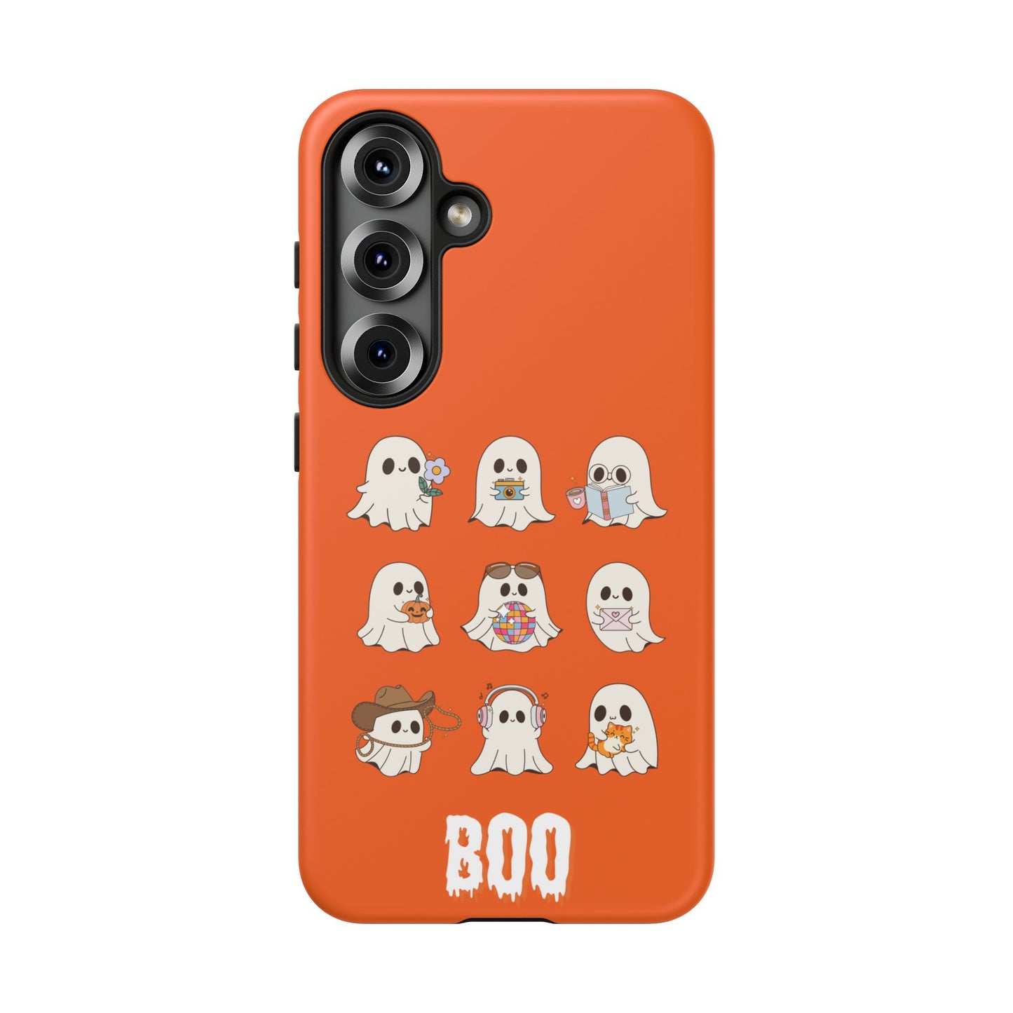 Ghostly Boo Phone Case, Halloween Cases, Cute Ghost Phone Cover, Trick-or-Treat Accessories, Spooky Gift for Halloween