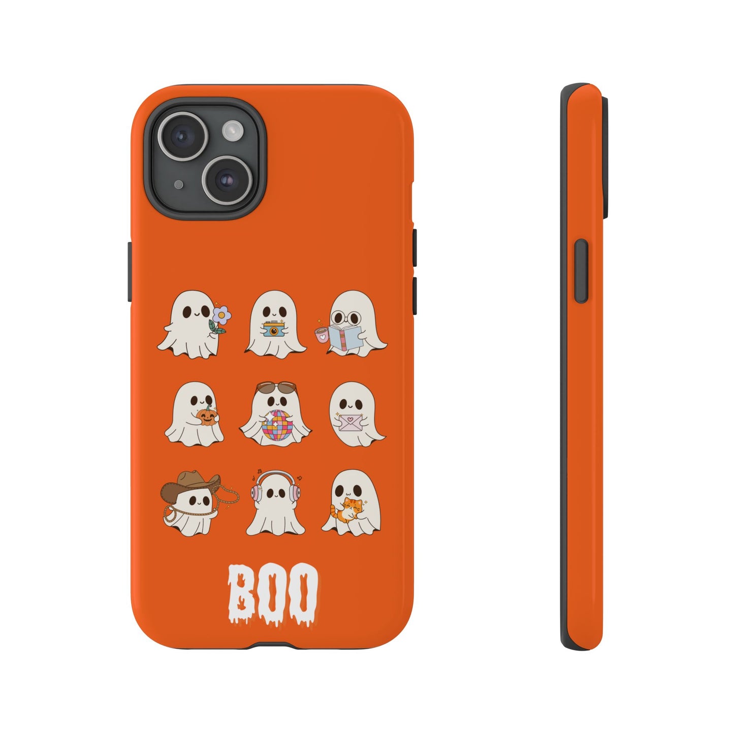 Ghostly Boo Phone Case, Halloween Cases, Cute Ghost Phone Cover, Trick-or-Treat Accessories, Spooky Gift for Halloween