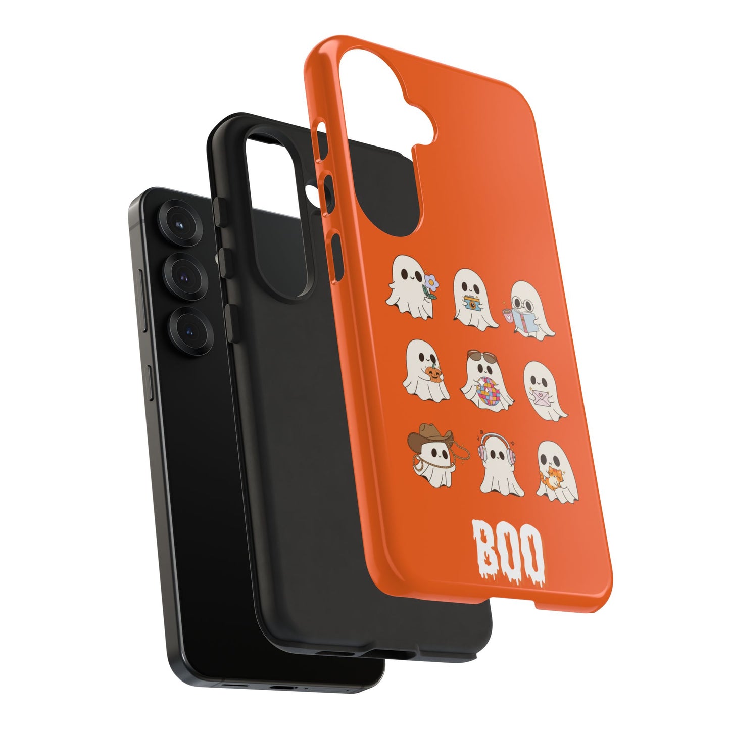 Ghostly Boo Phone Case, Halloween Cases, Cute Ghost Phone Cover, Trick-or-Treat Accessories, Spooky Gift for Halloween