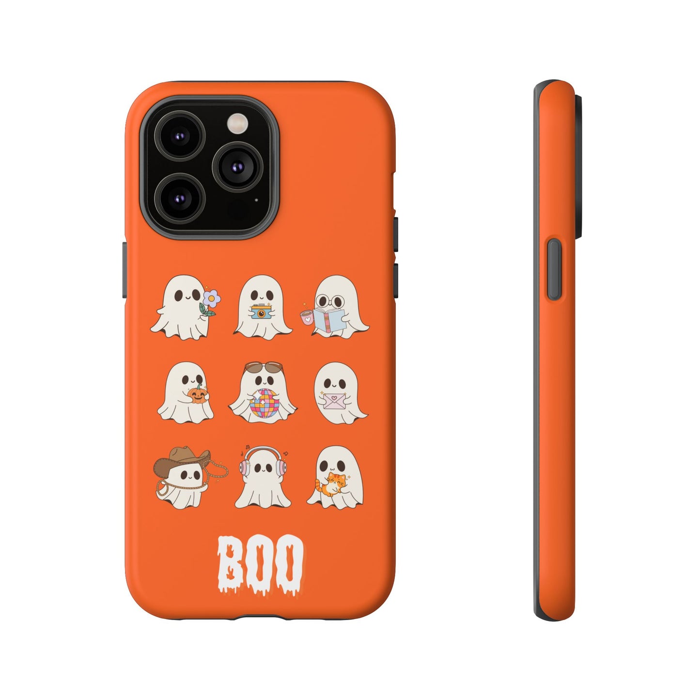 Ghostly Boo Phone Case, Halloween Cases, Cute Ghost Phone Cover, Trick-or-Treat Accessories, Spooky Gift for Halloween