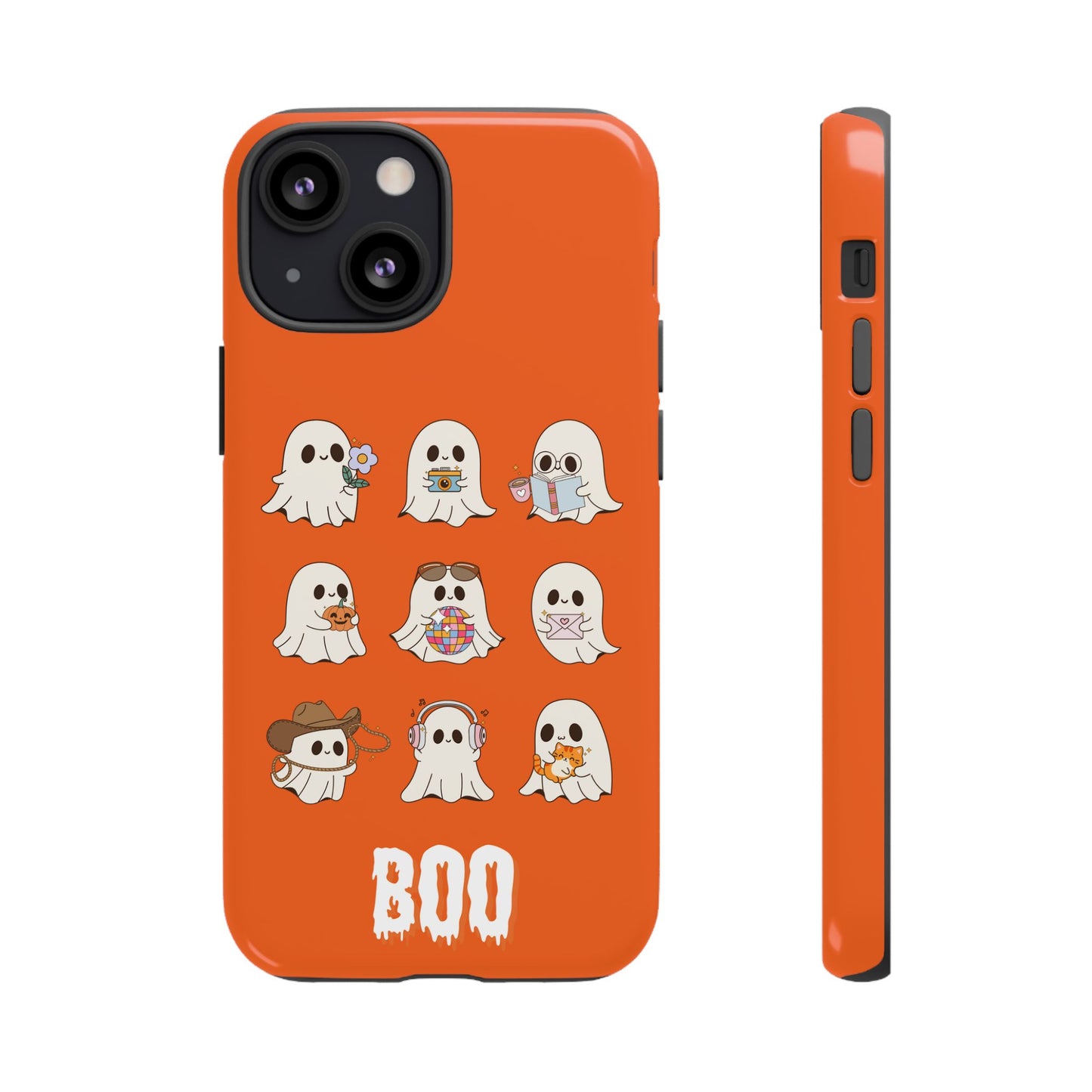 Ghostly Boo Phone Case, Halloween Cases, Cute Ghost Phone Cover, Trick-or-Treat Accessories, Spooky Gift for Halloween