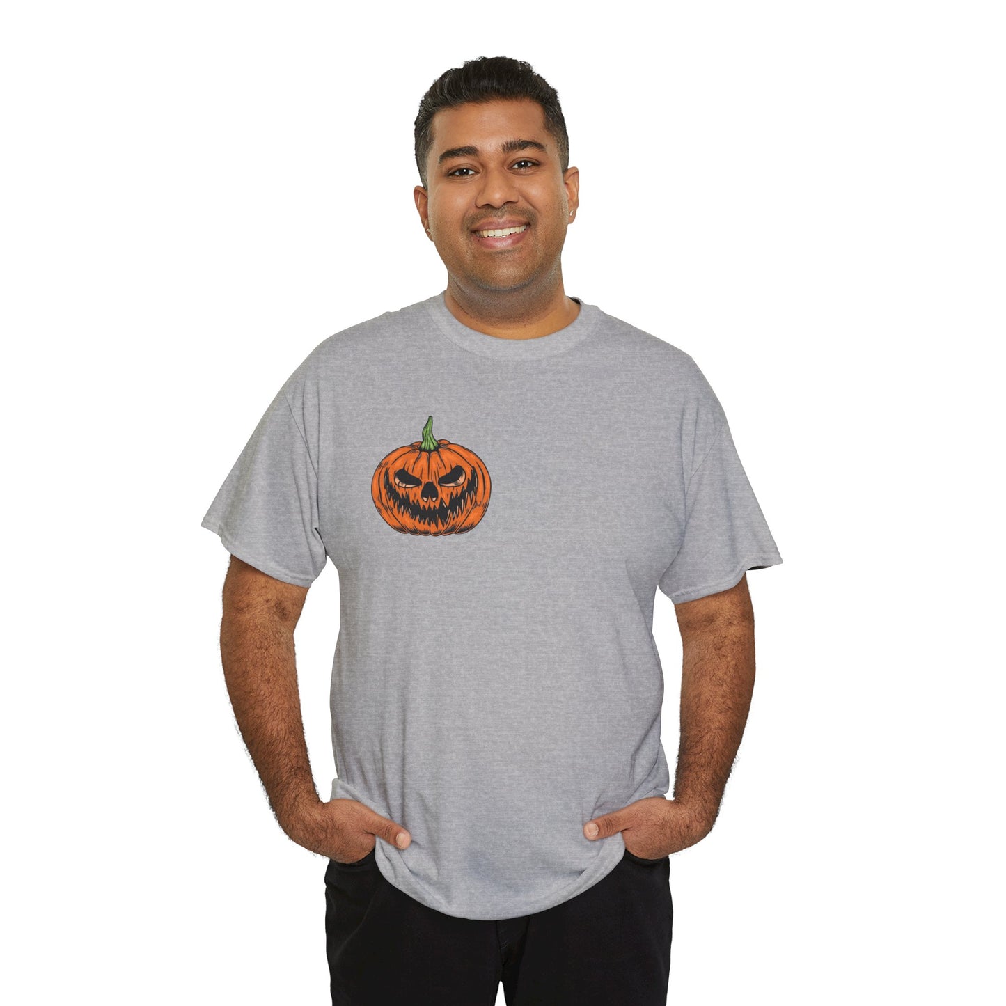 Halloween Unisex Tee, Spooky Pumpkin Shirt, Trick or Treat Graphic T-Shirt, Fall Clothing, Halloween Party Attire