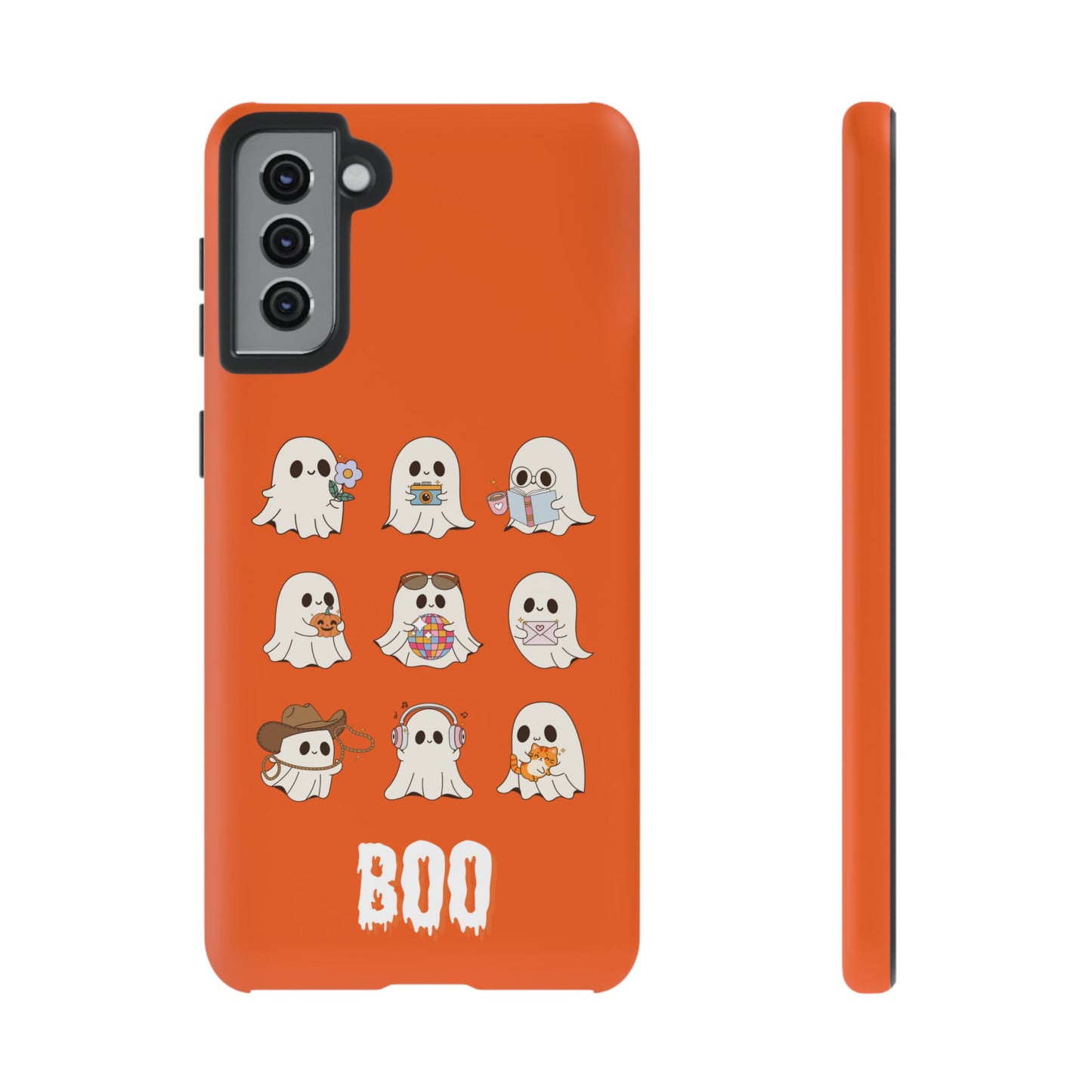 Ghostly Boo Phone Case, Halloween Cases, Cute Ghost Phone Cover, Trick-or-Treat Accessories, Spooky Gift for Halloween