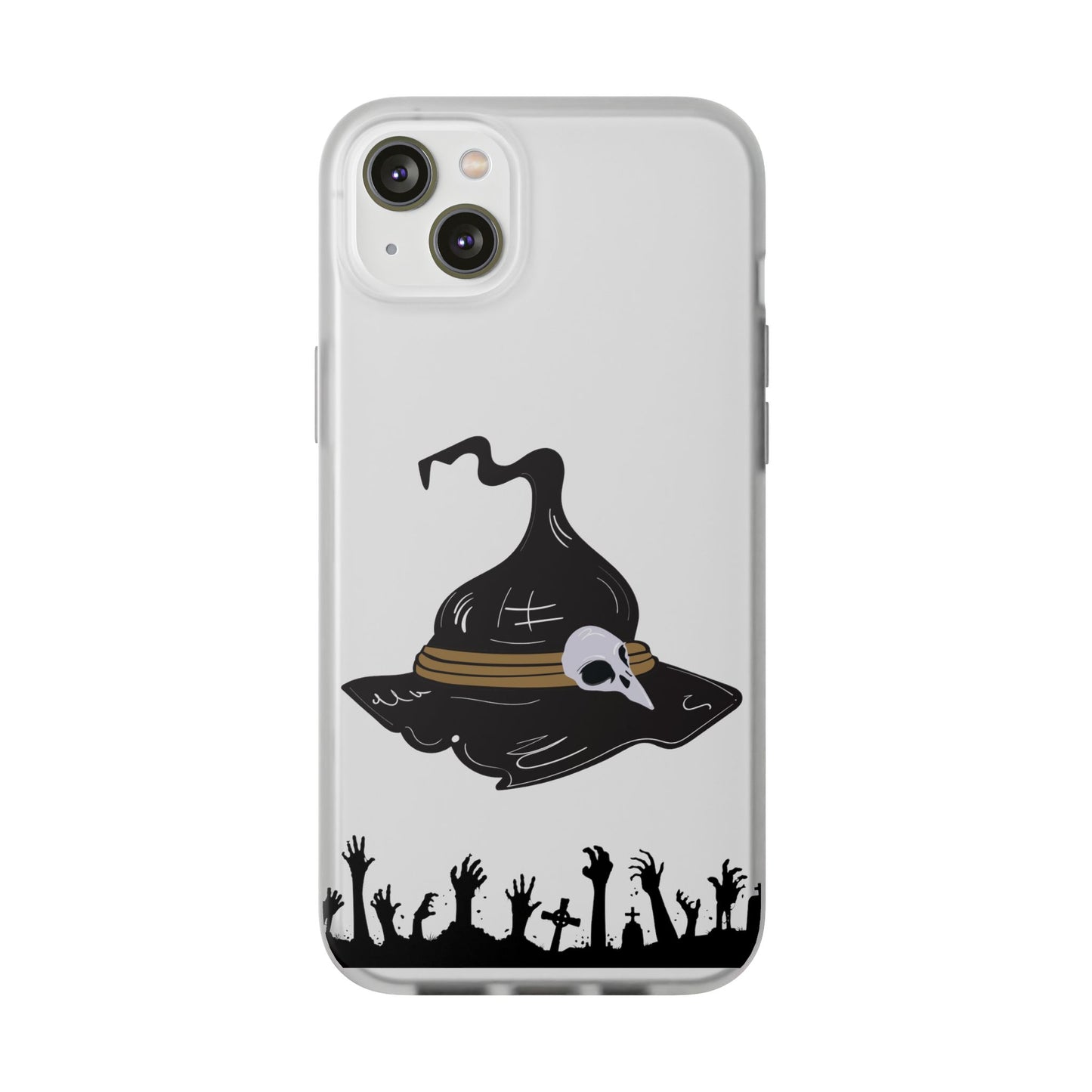 Halloween Witch Hat Flexi Cases, Spooky Phone Covers, Witchy Gift Ideas, Fall Decor, Unique Cellphone Accessories
