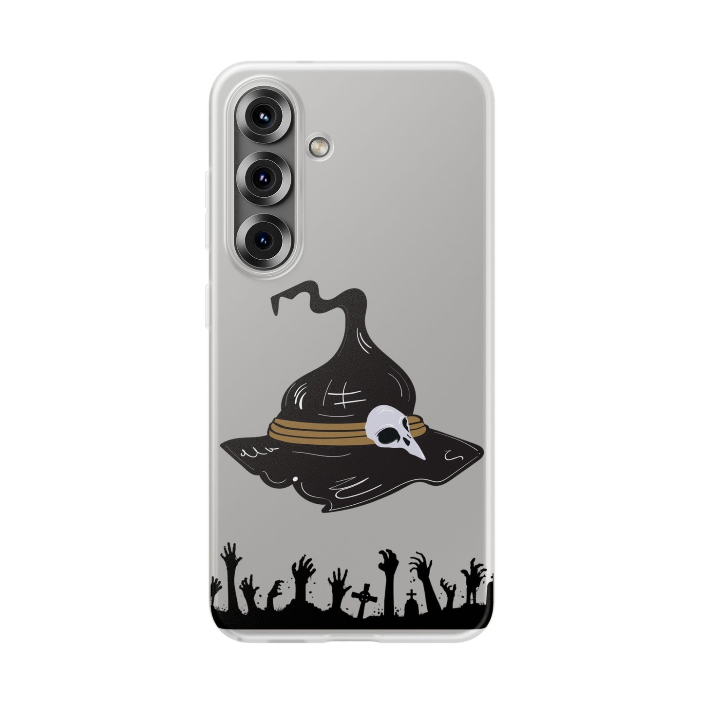 Halloween Witch Hat Flexi Cases, Spooky Phone Covers, Witchy Gift Ideas, Fall Decor, Unique Cellphone Accessories
