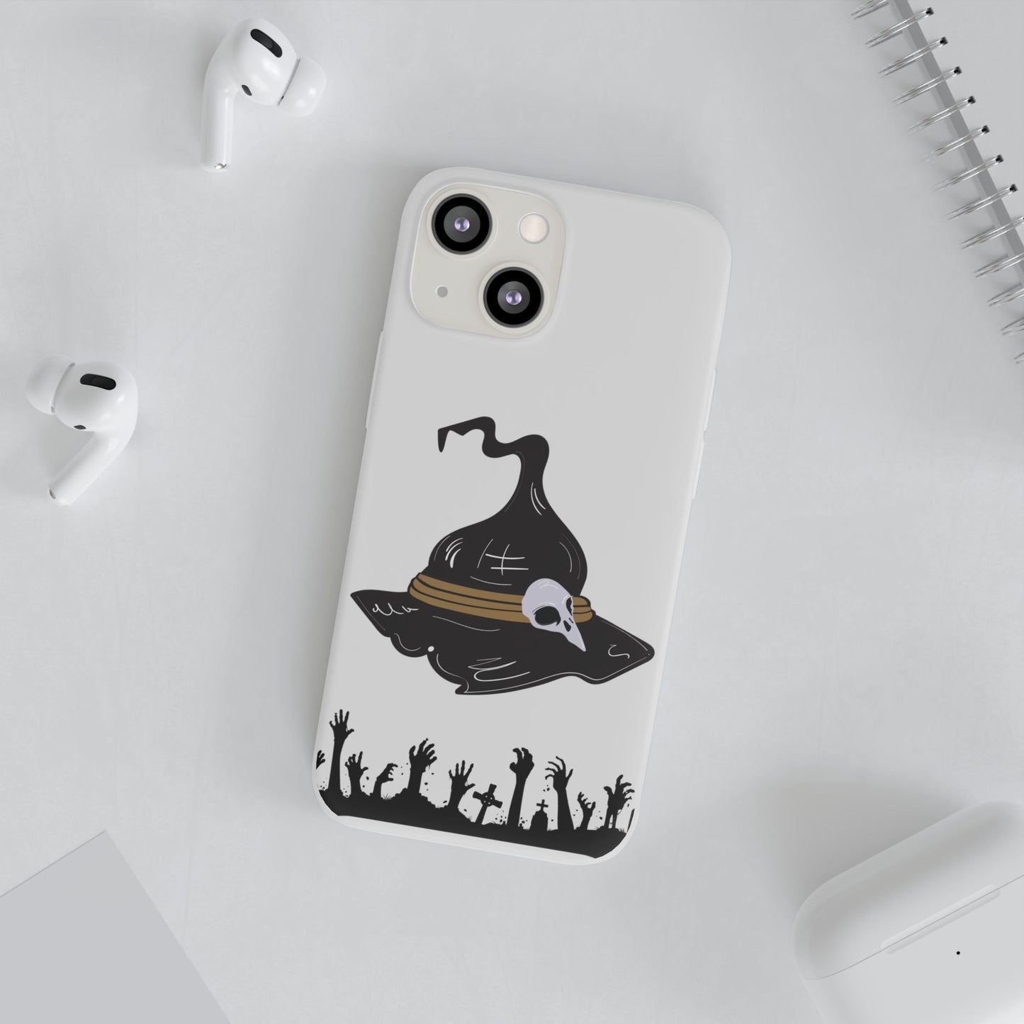 Halloween Witch Hat Flexi Cases, Spooky Phone Covers, Witchy Gift Ideas, Fall Decor, Unique Cellphone Accessories