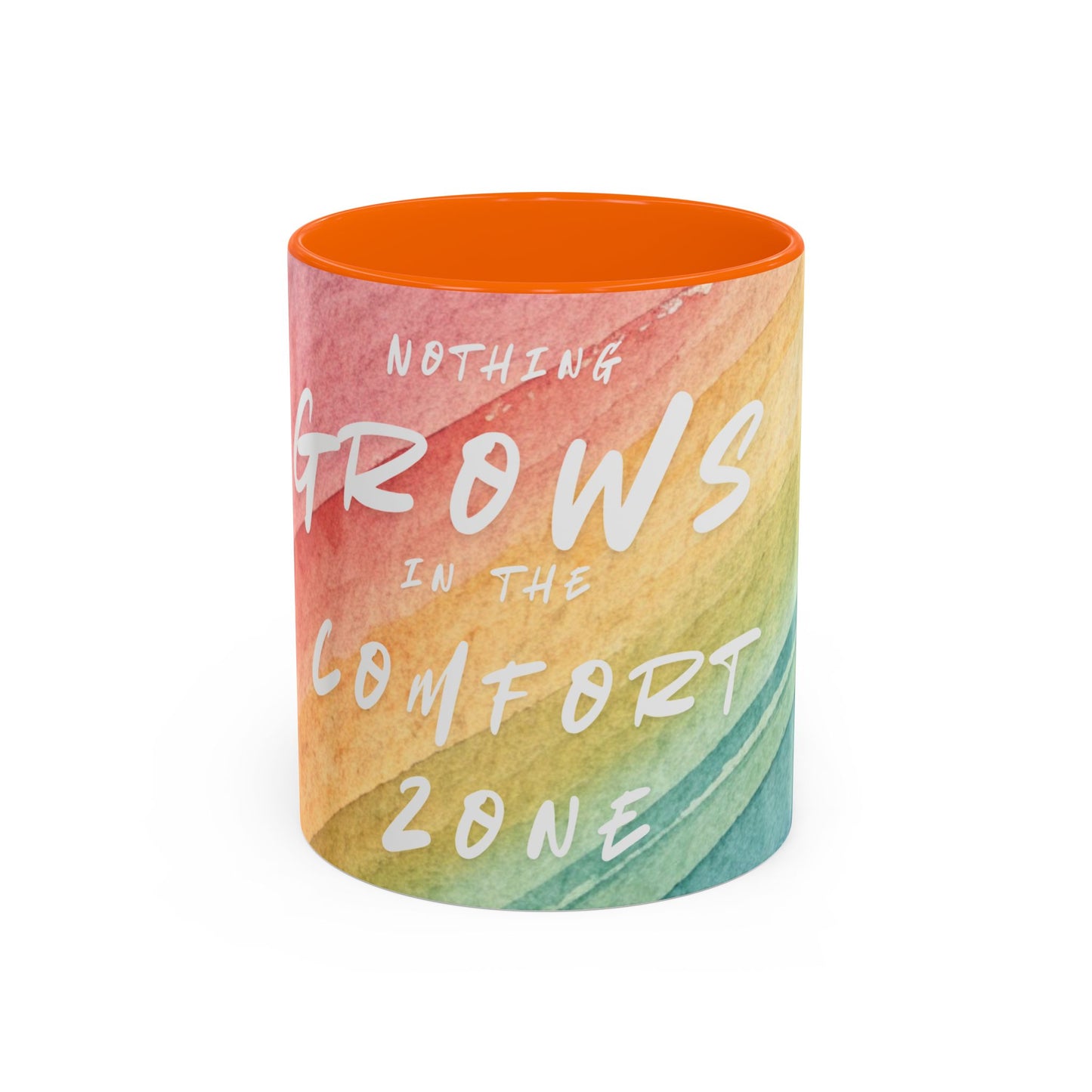 Inspirational Coffee Mug - "Nothing Grows in the Comfort Zone"