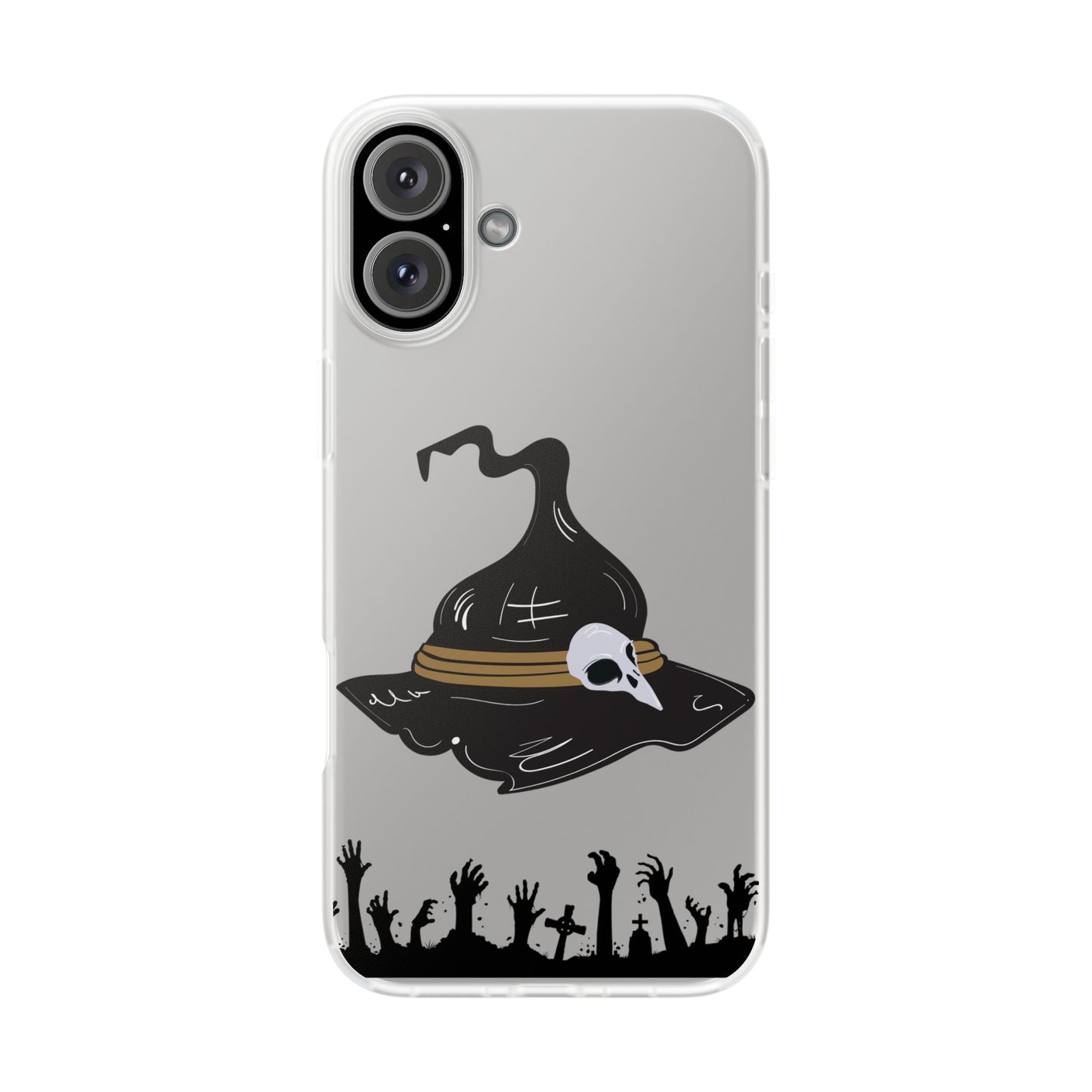 Halloween Witch Hat Flexi Cases, Spooky Phone Covers, Witchy Gift Ideas, Fall Decor, Unique Cellphone Accessories