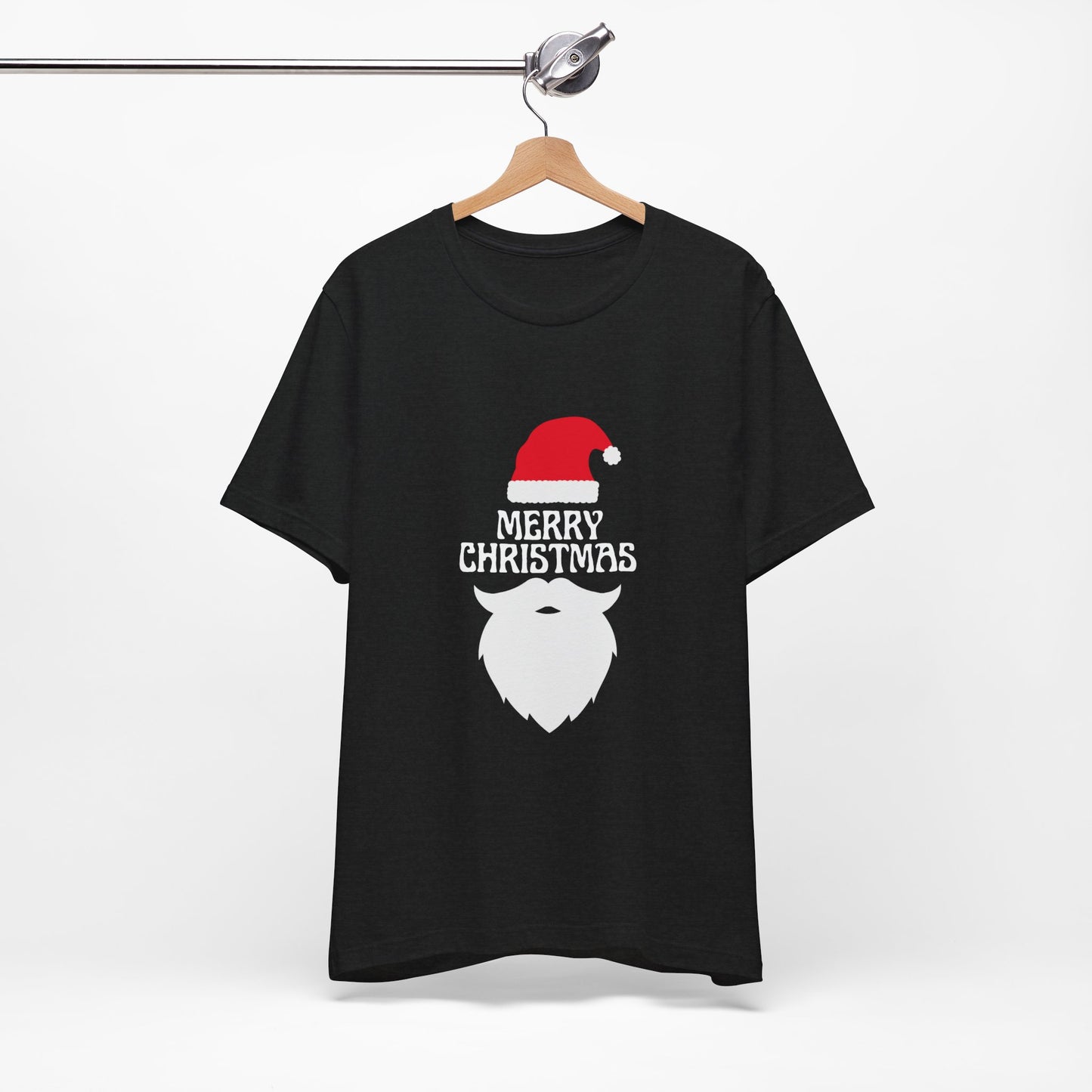 Merry Christmas Unisex Jersey Short Sleeve Tee, Holiday Apparel, Winter Fashion, Gift for Him/Her, Christmas Celebration, Festive Shirt