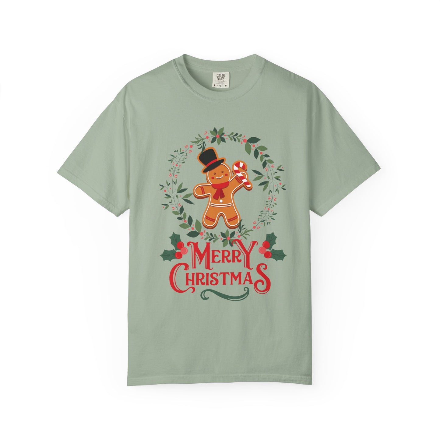 Gingerbread Christmas T-Shirt, Holiday Top, Christmas Gift, Unisex Tee, Festive Apparel, Family Matching Shirt
