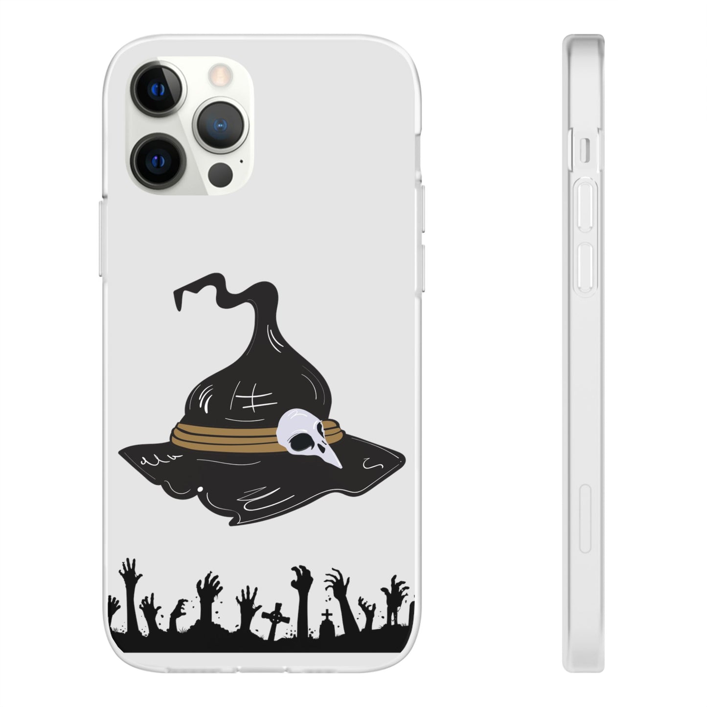 Halloween Witch Hat Flexi Cases, Spooky Phone Covers, Witchy Gift Ideas, Fall Decor, Unique Cellphone Accessories