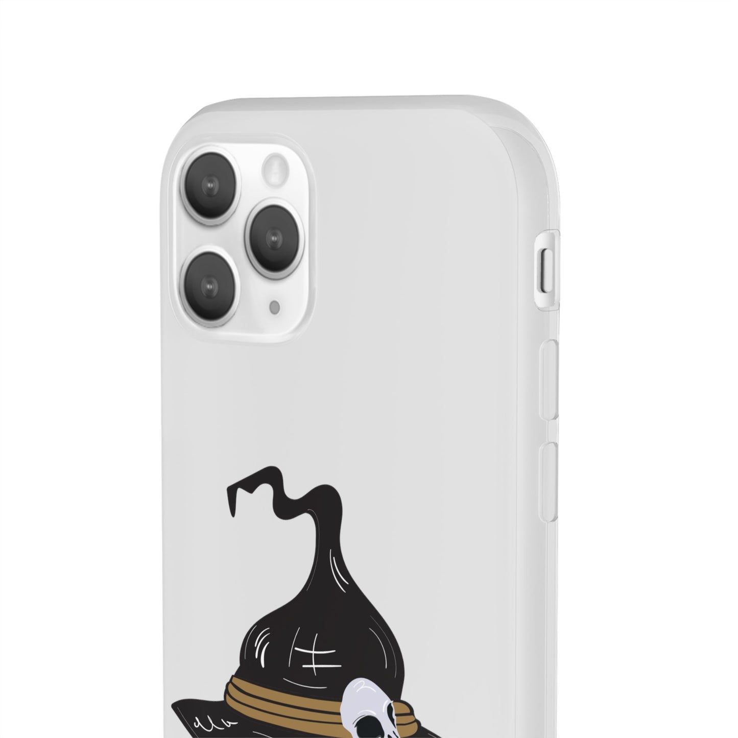 Halloween Witch Hat Flexi Cases, Spooky Phone Covers, Witchy Gift Ideas, Fall Decor, Unique Cellphone Accessories