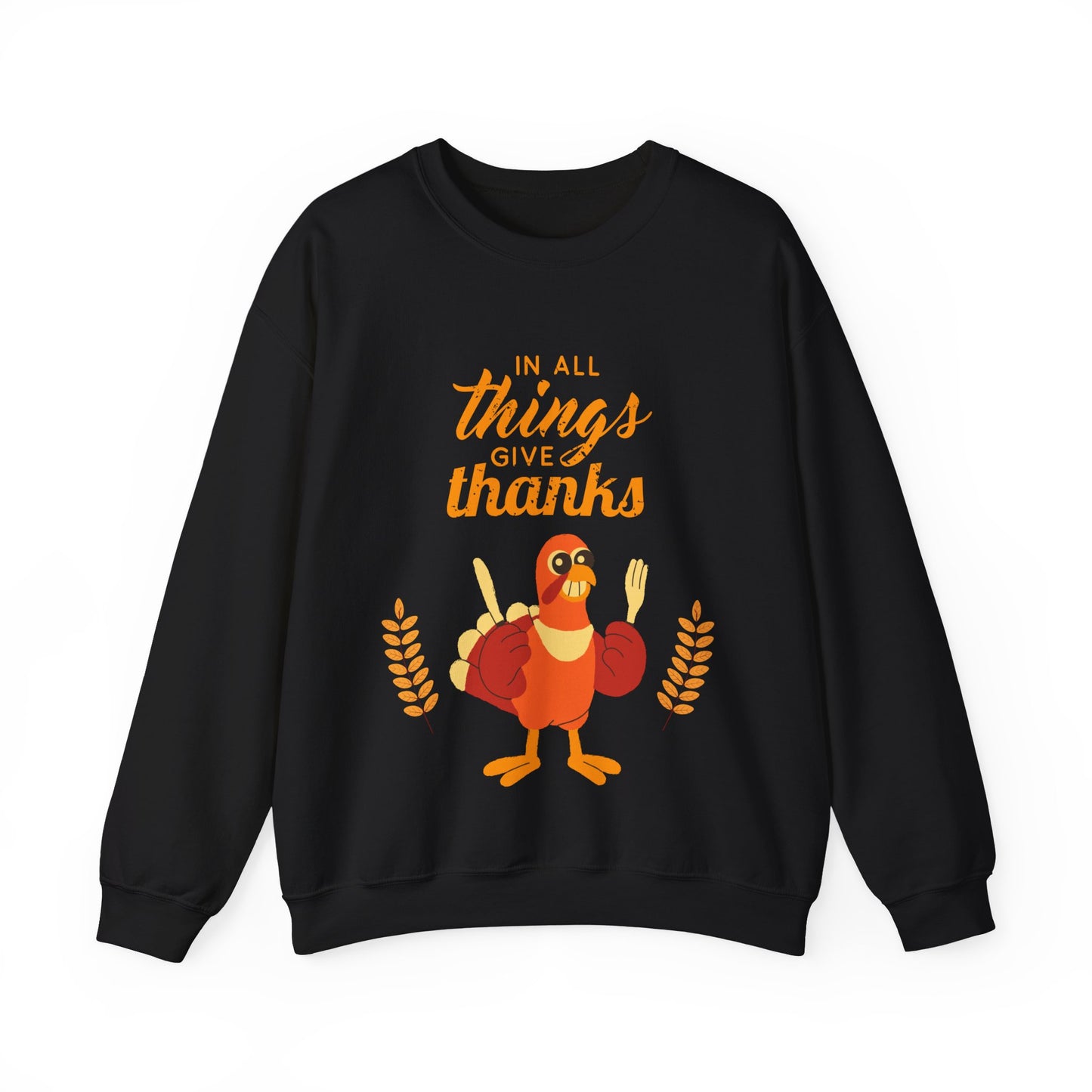 Thanksgiving Crewneck Sweatshirt, Unisex Sweatshirt, Cozy Fall Apparel, Holiday Gift, Seasonal Sweater