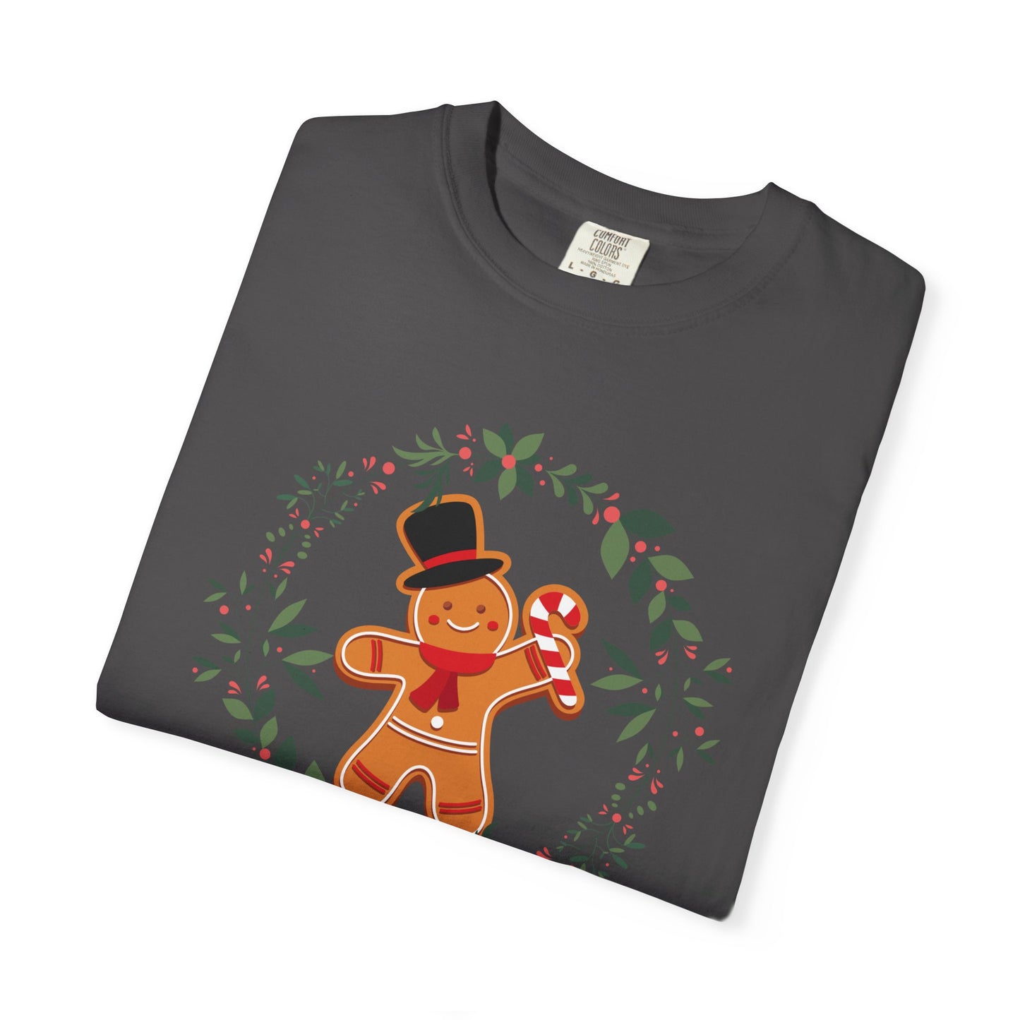 Gingerbread Christmas T-Shirt, Holiday Top, Christmas Gift, Unisex Tee, Festive Apparel, Family Matching Shirt