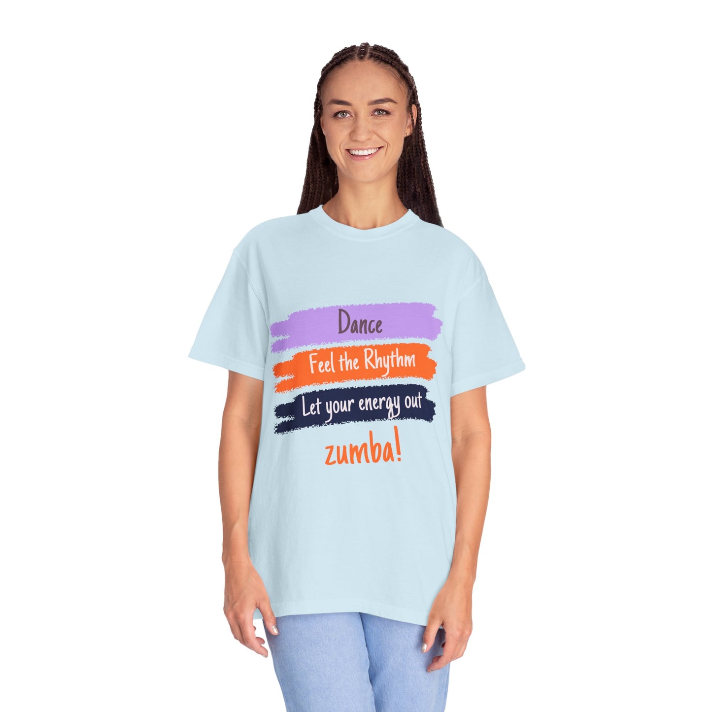 Zumba Dance T-Shirt - Feel the Rhythm Unisex Tee, Workout Apparel, Gift for Dancers, Fitness Motivational Shirt, Activewear