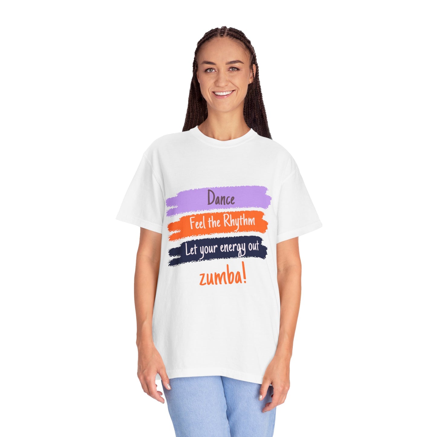 Zumba Dance T-Shirt - Feel the Rhythm Unisex Tee, Workout Apparel, Gift for Dancers, Fitness Motivational Shirt, Activewear