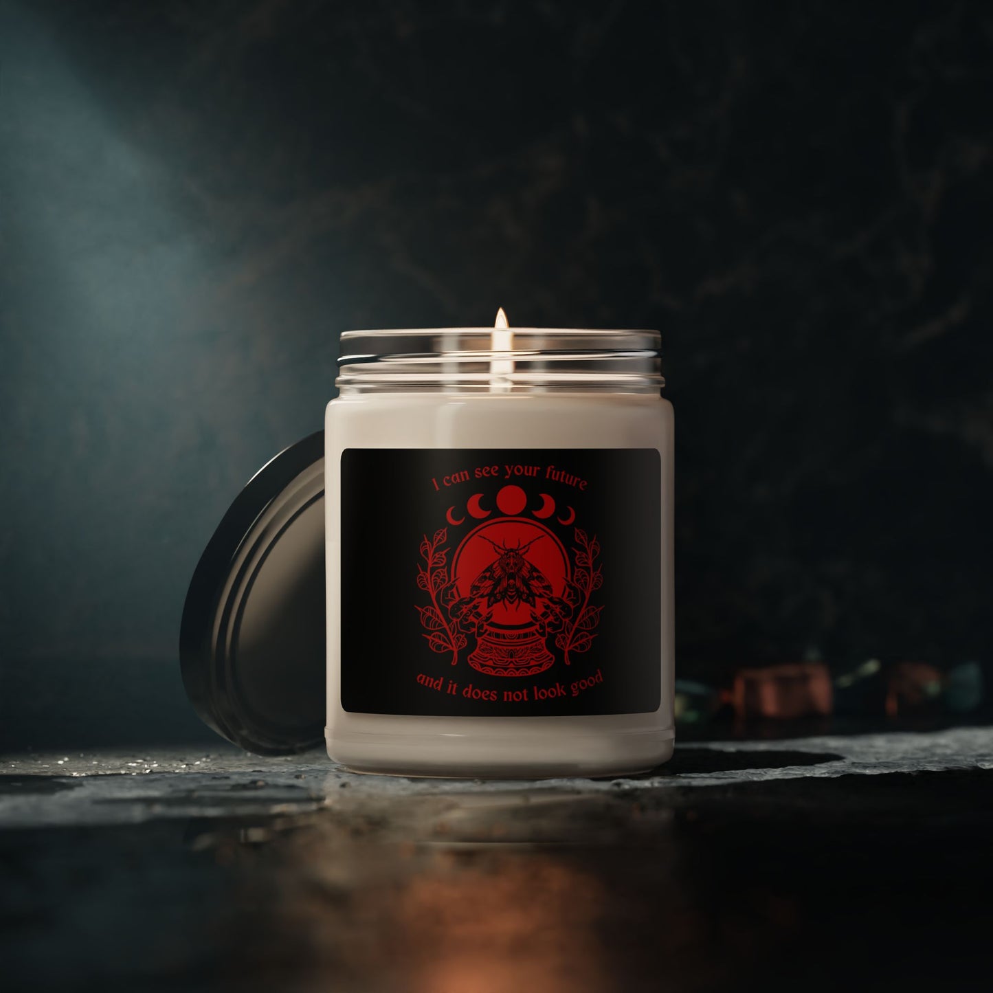 Mystical Scented Soy Candle: I Can See Your Future - Home Decor, Relaxation, Gift for Witches, Self-Care, Meditation