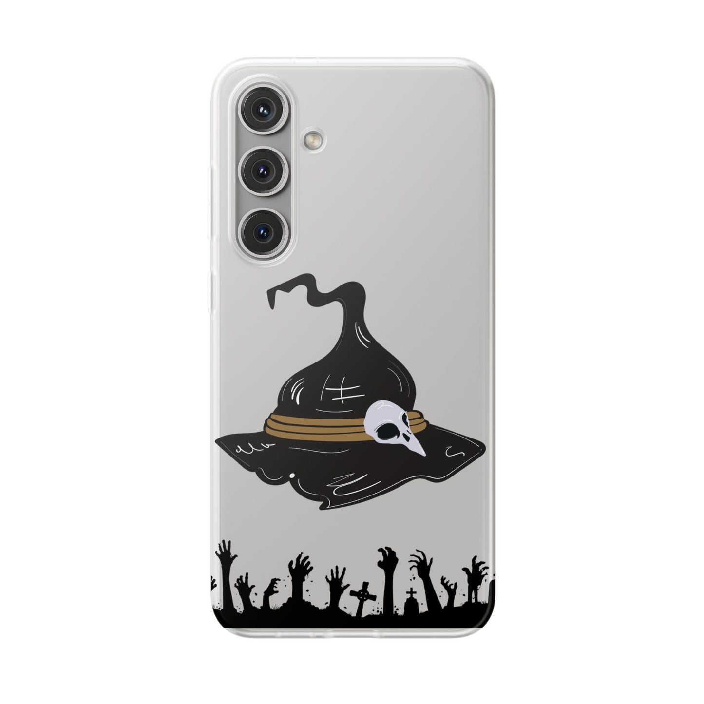 Halloween Witch Hat Flexi Cases, Spooky Phone Covers, Witchy Gift Ideas, Fall Decor, Unique Cellphone Accessories