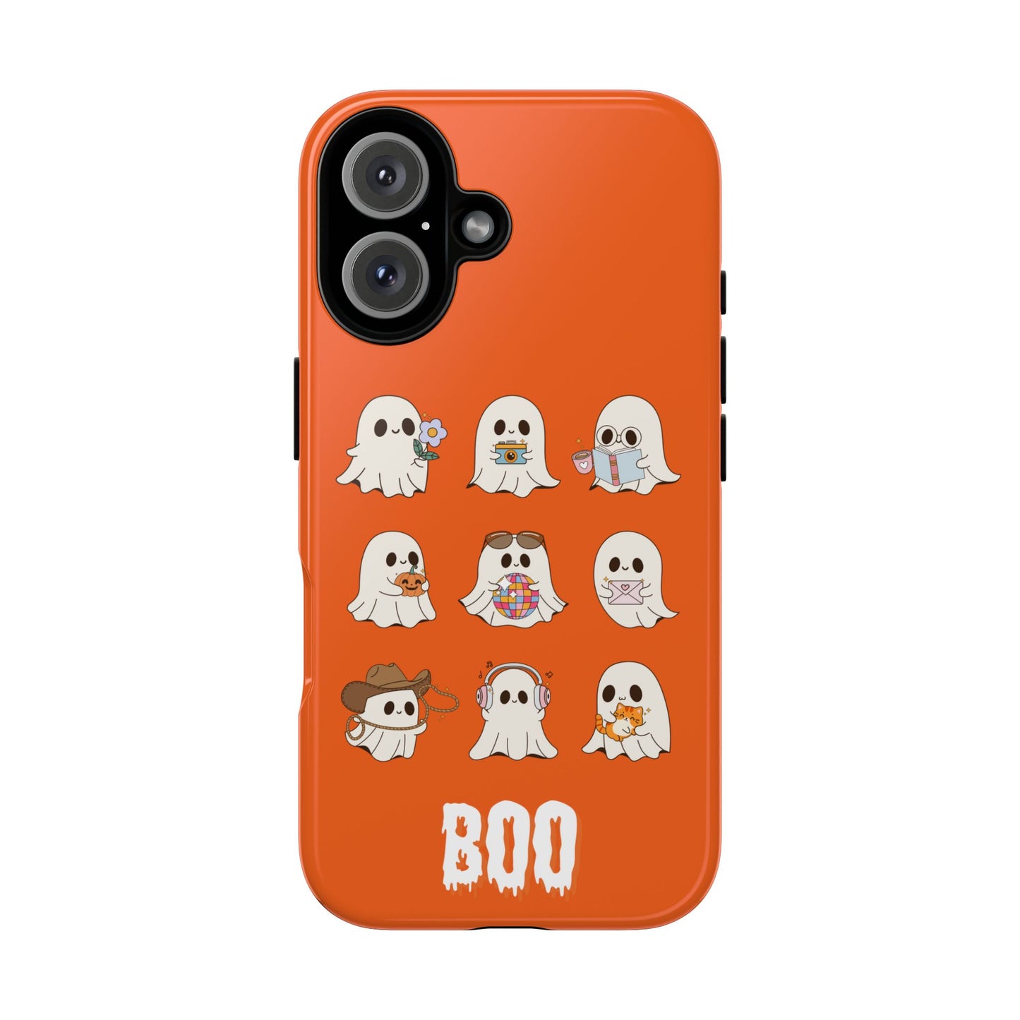 Ghostly Boo Phone Case, Halloween Cases, Cute Ghost Phone Cover, Trick-or-Treat Accessories, Spooky Gift for Halloween