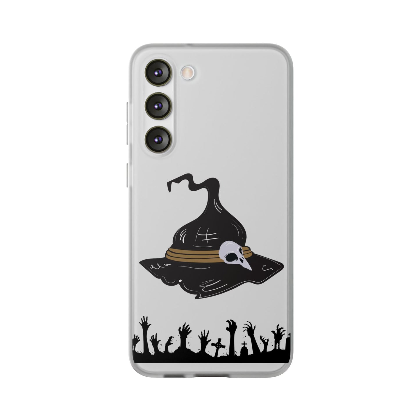Halloween Witch Hat Flexi Cases, Spooky Phone Covers, Witchy Gift Ideas, Fall Decor, Unique Cellphone Accessories