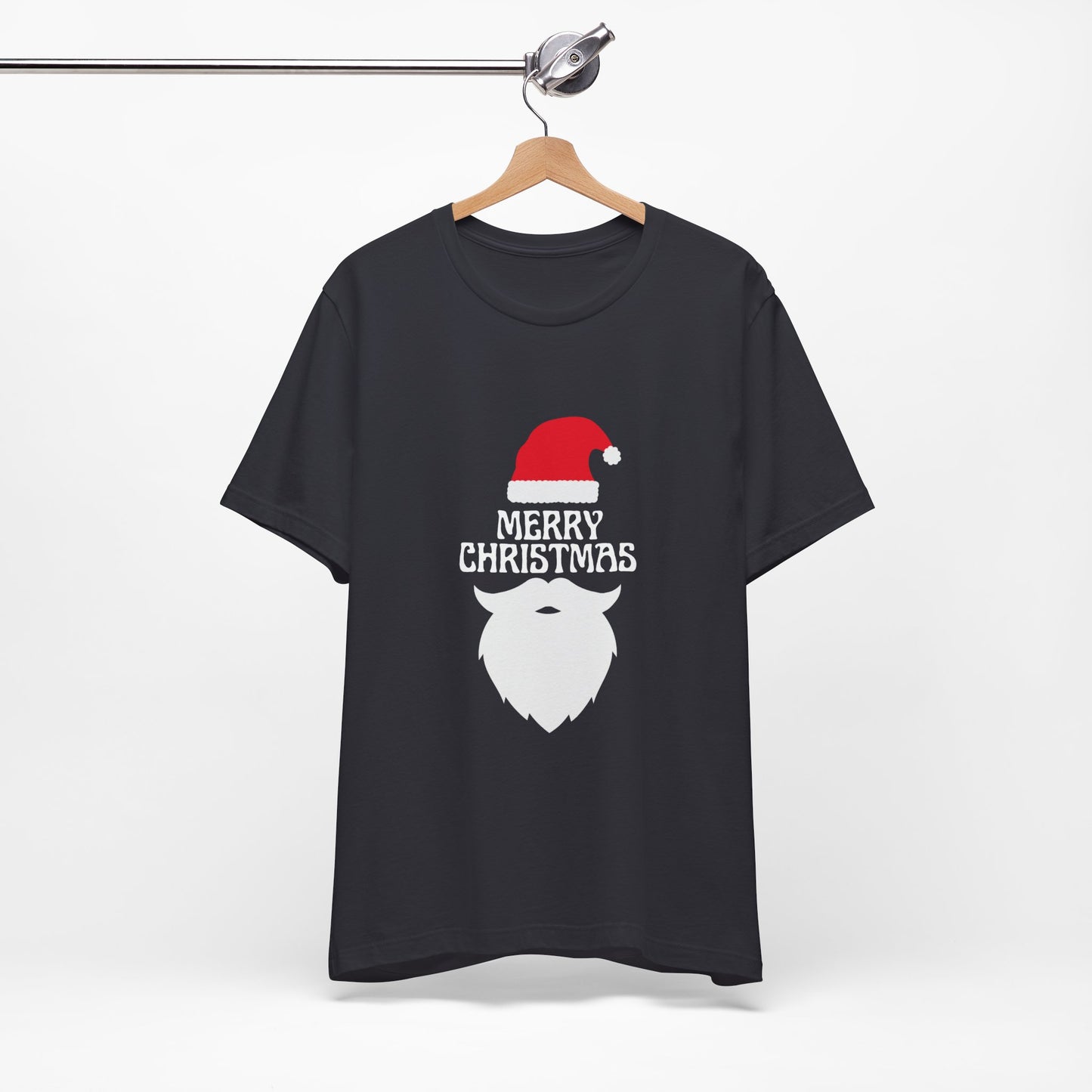 Merry Christmas Unisex Jersey Short Sleeve Tee, Holiday Apparel, Winter Fashion, Gift for Him/Her, Christmas Celebration, Festive Shirt
