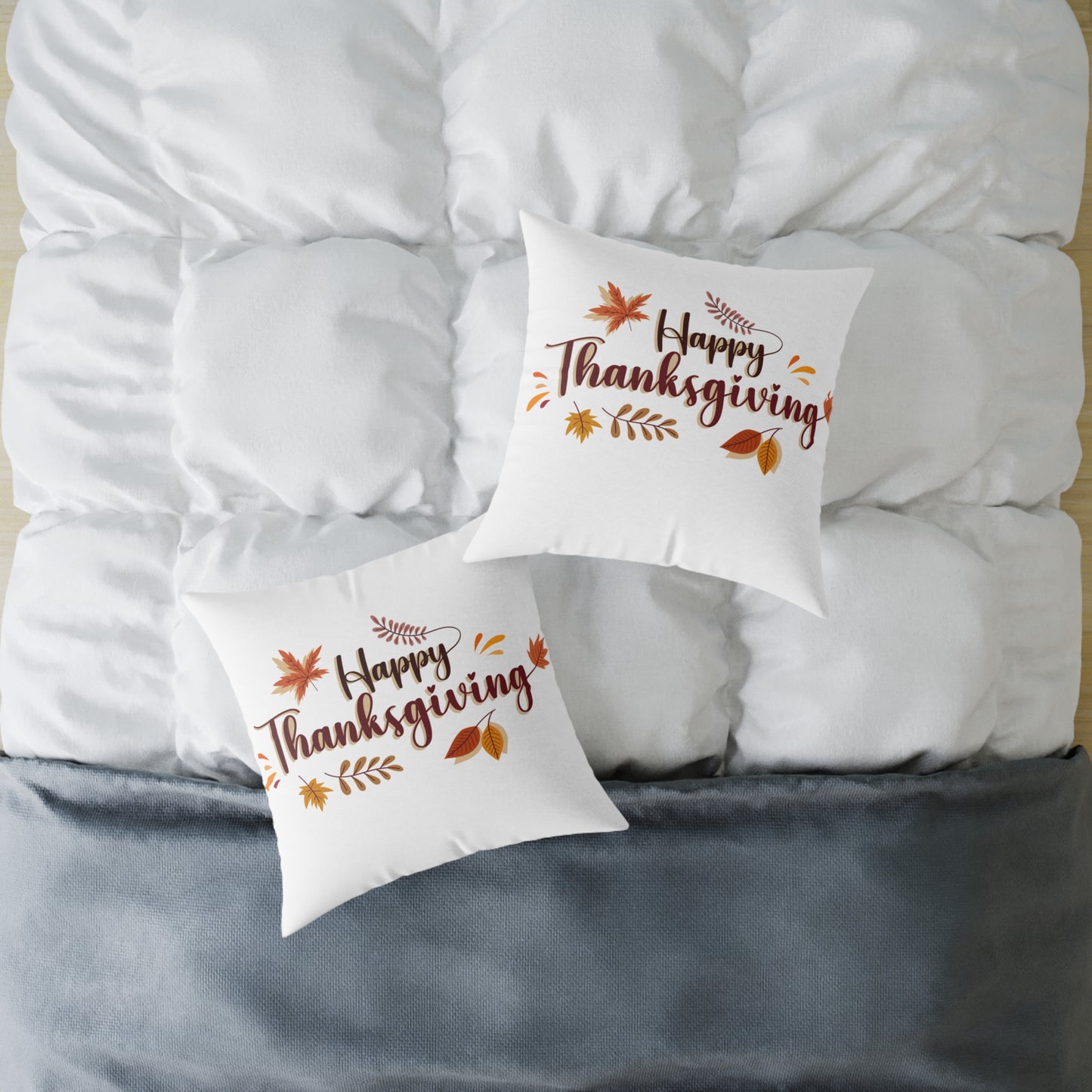 Thanksgiving Decorative Pillow, Cozy Fall Home Decor, Autumn Accent Cushion, Seasonal Gift Idea, Harvest Celebration Decoration