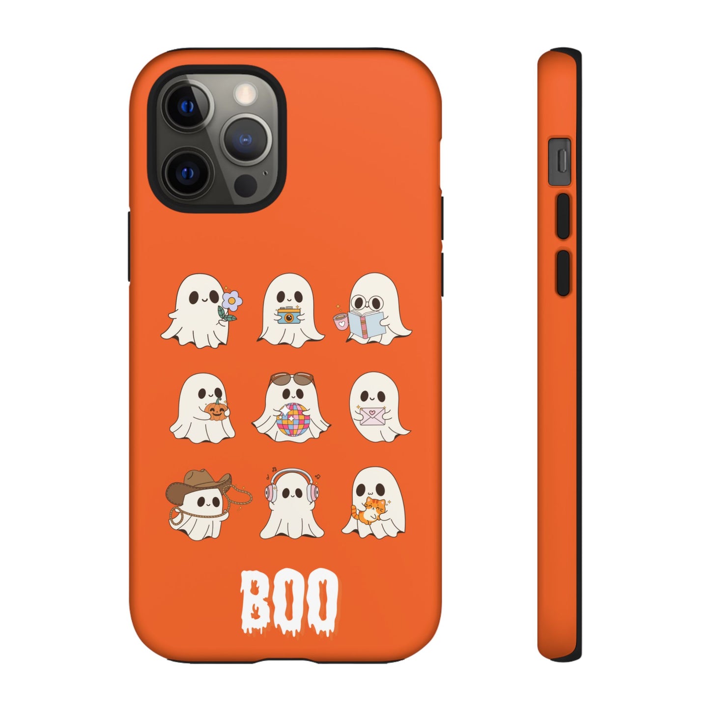 Ghostly Boo Phone Case, Halloween Cases, Cute Ghost Phone Cover, Trick-or-Treat Accessories, Spooky Gift for Halloween