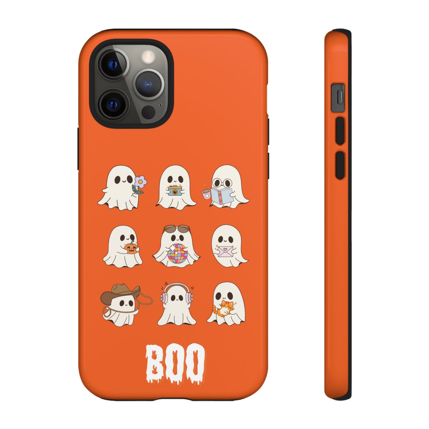Ghostly Boo Phone Case, Halloween Cases, Cute Ghost Phone Cover, Trick-or-Treat Accessories, Spooky Gift for Halloween