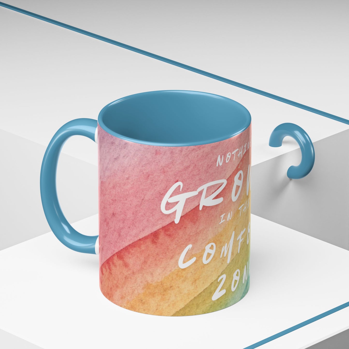 Inspirational Coffee Mug - "Nothing Grows in the Comfort Zone"