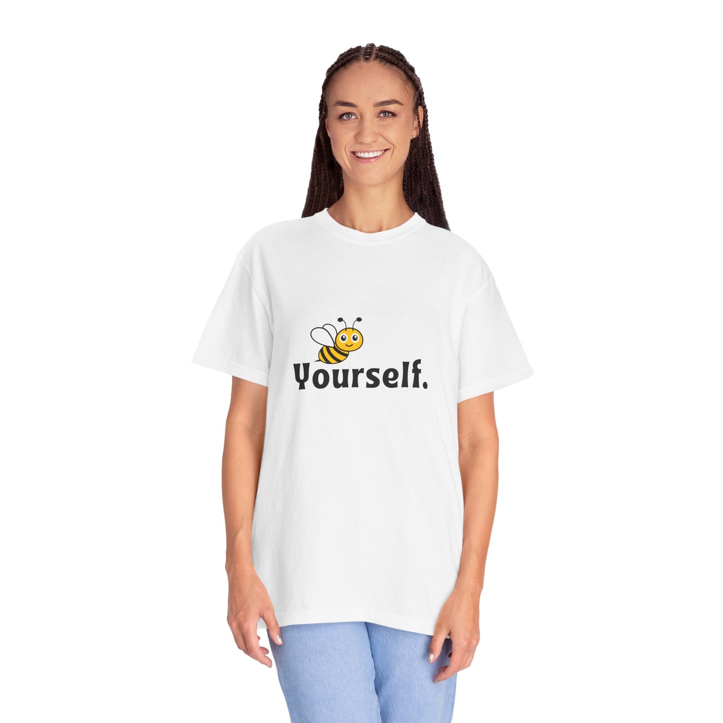 Bee Yourself Unisex T-shirt, Fun Graphic Tee, Casual Wear, Home or Outdoor Activities