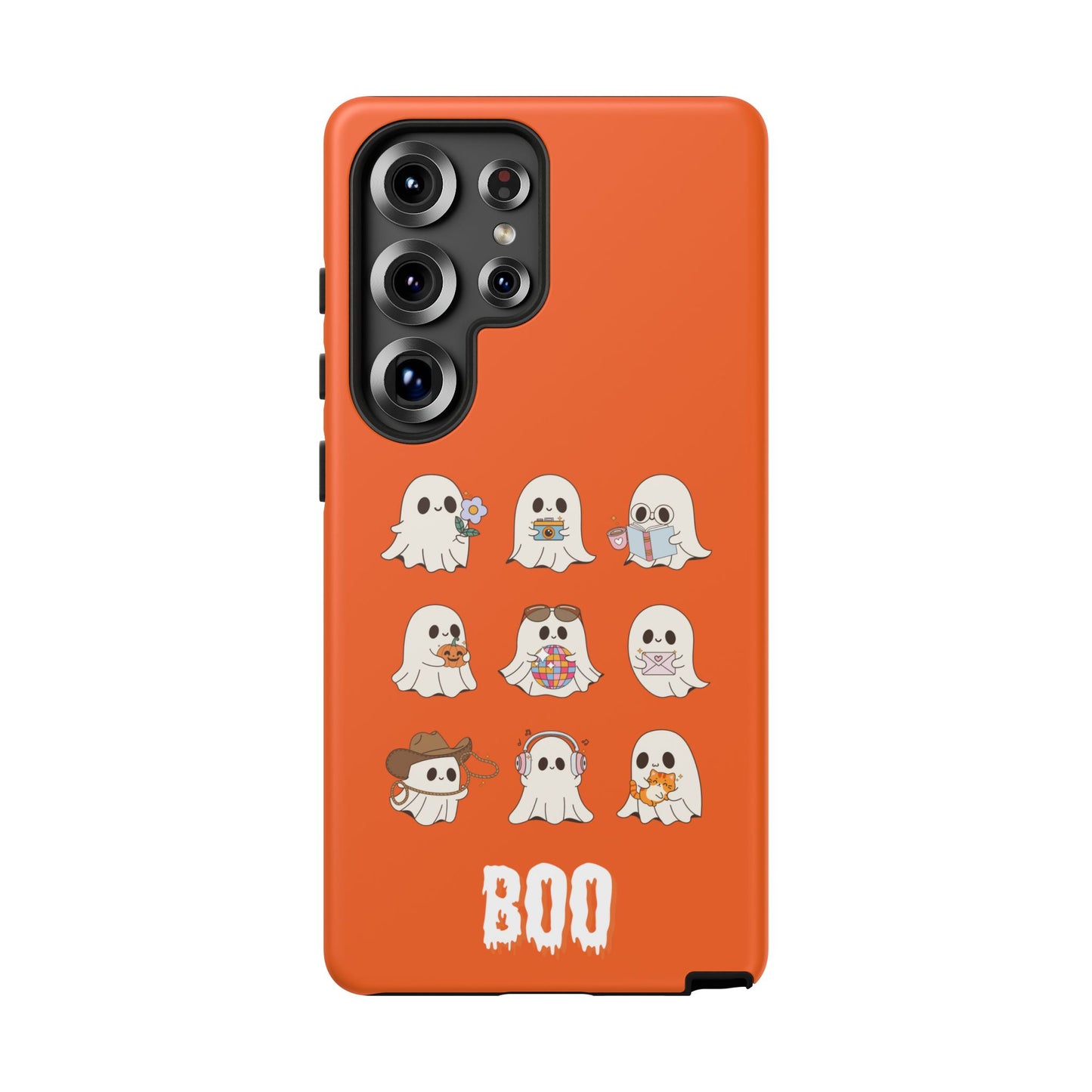 Ghostly Boo Phone Case, Halloween Cases, Cute Ghost Phone Cover, Trick-or-Treat Accessories, Spooky Gift for Halloween
