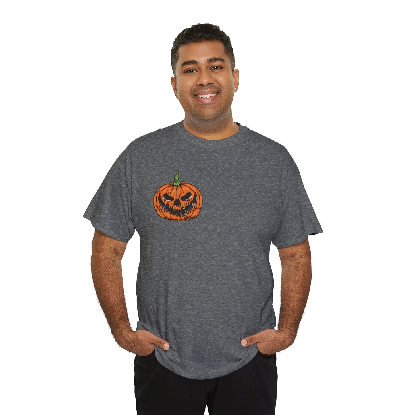 Halloween Unisex Tee, Spooky Pumpkin Shirt, Trick or Treat Graphic T-Shirt, Fall Clothing, Halloween Party Attire