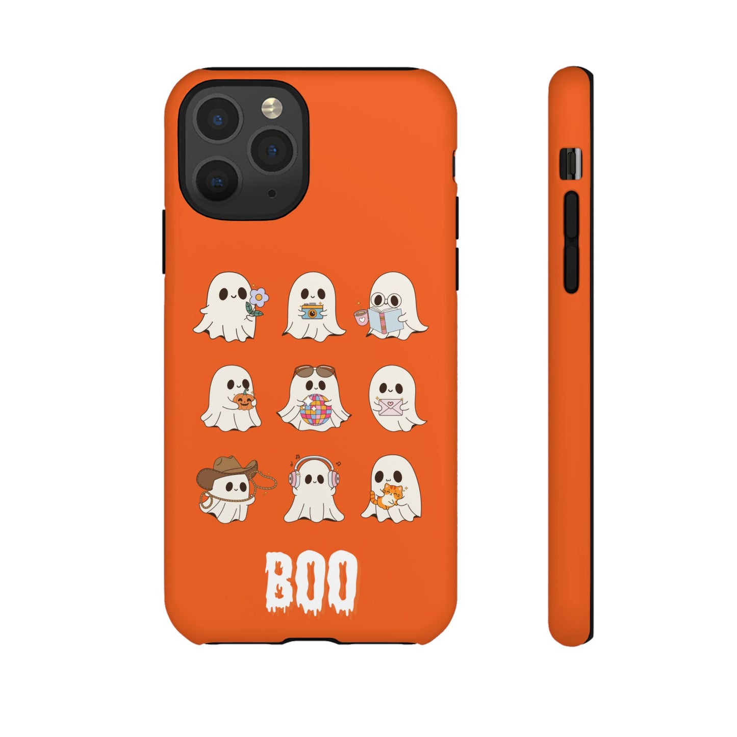 Ghostly Boo Phone Case, Halloween Cases, Cute Ghost Phone Cover, Trick-or-Treat Accessories, Spooky Gift for Halloween