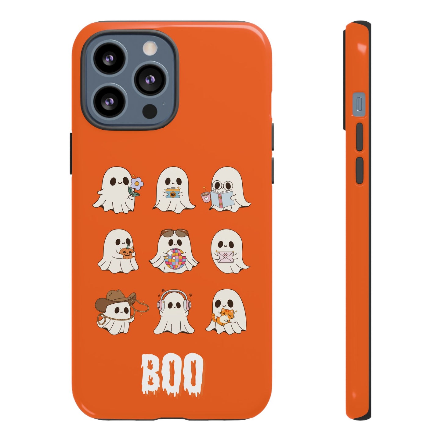 Ghostly Boo Phone Case, Halloween Cases, Cute Ghost Phone Cover, Trick-or-Treat Accessories, Spooky Gift for Halloween